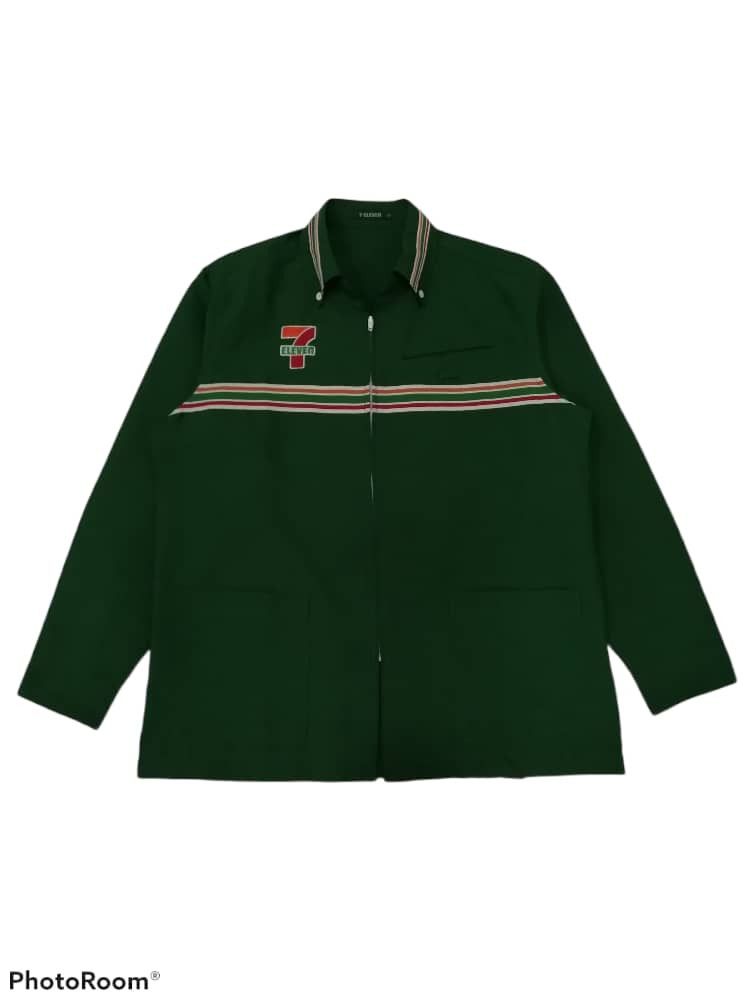 Japanese Brand Vintage 90s Seven Eleven Workwear Shirts Size US M / EU 48-50 / 2 - 1 Thumbnail