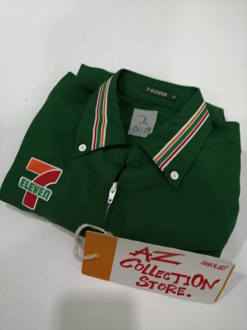 Japanese Brand Vintage 90s Seven Eleven Workwear Shirts Size US M / EU 48-50 / 2 - 6 Thumbnail