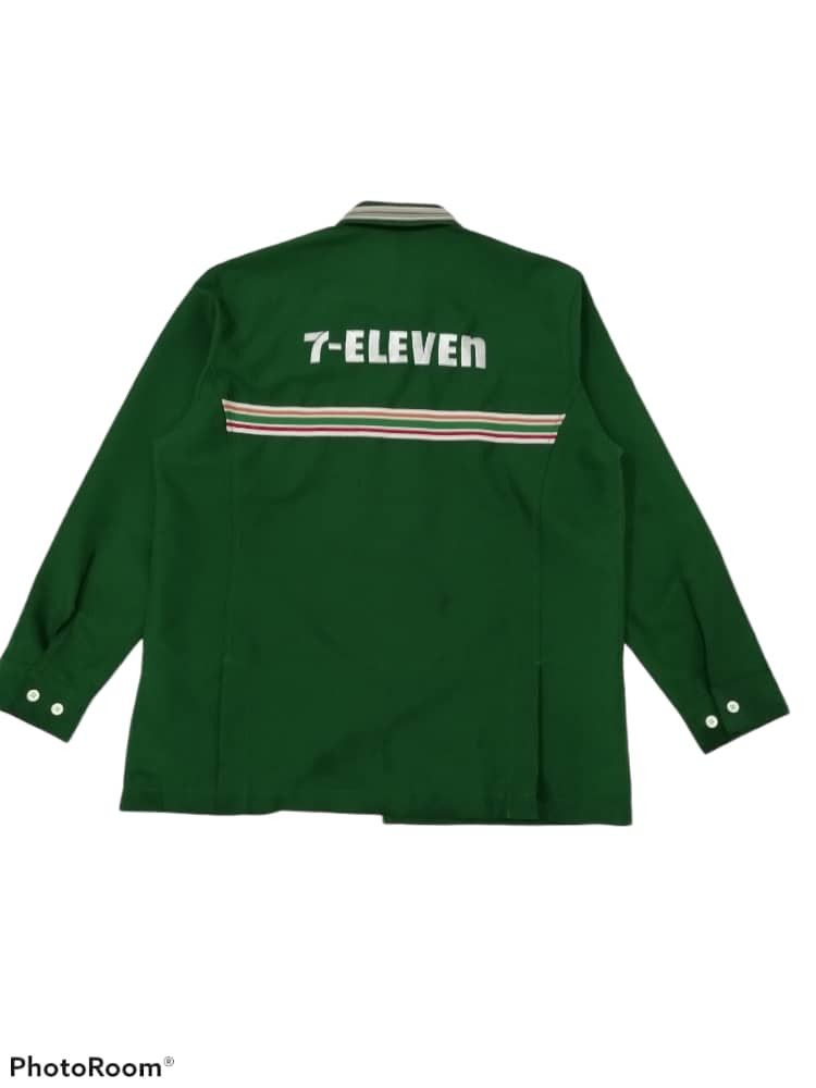 Japanese Brand Vintage 90s Seven Eleven Workwear Shirts Size US M / EU 48-50 / 2 - 2 Thumbnail