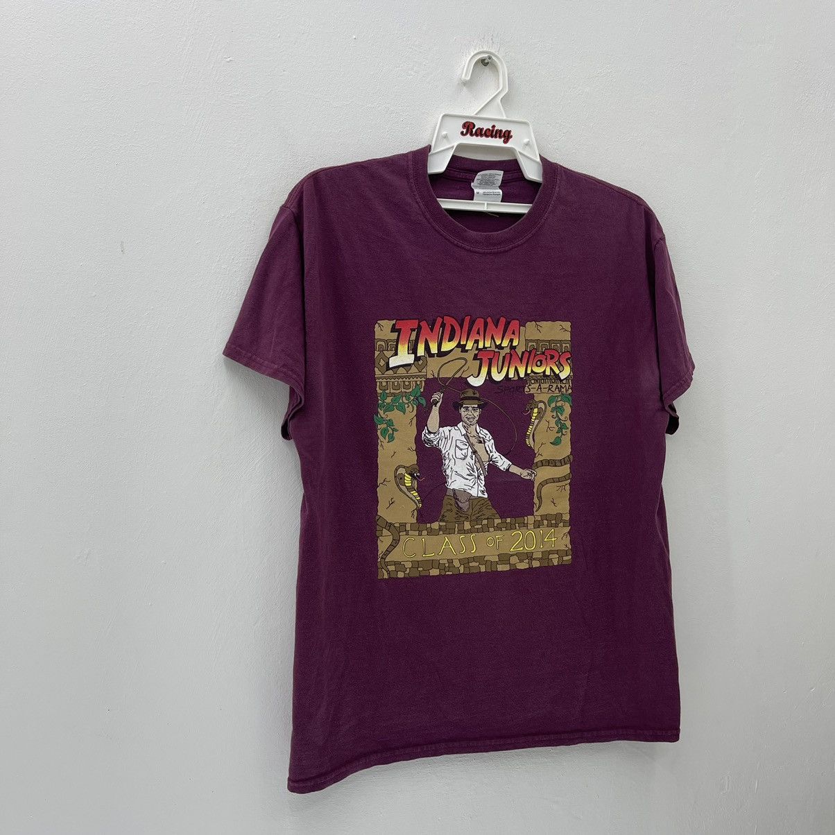 Vintage Vintage Indiana Jones Tshirt Indiana Juniors Movie Shirt Size US M / EU 48-50 / 2 - 8 Thumbnail