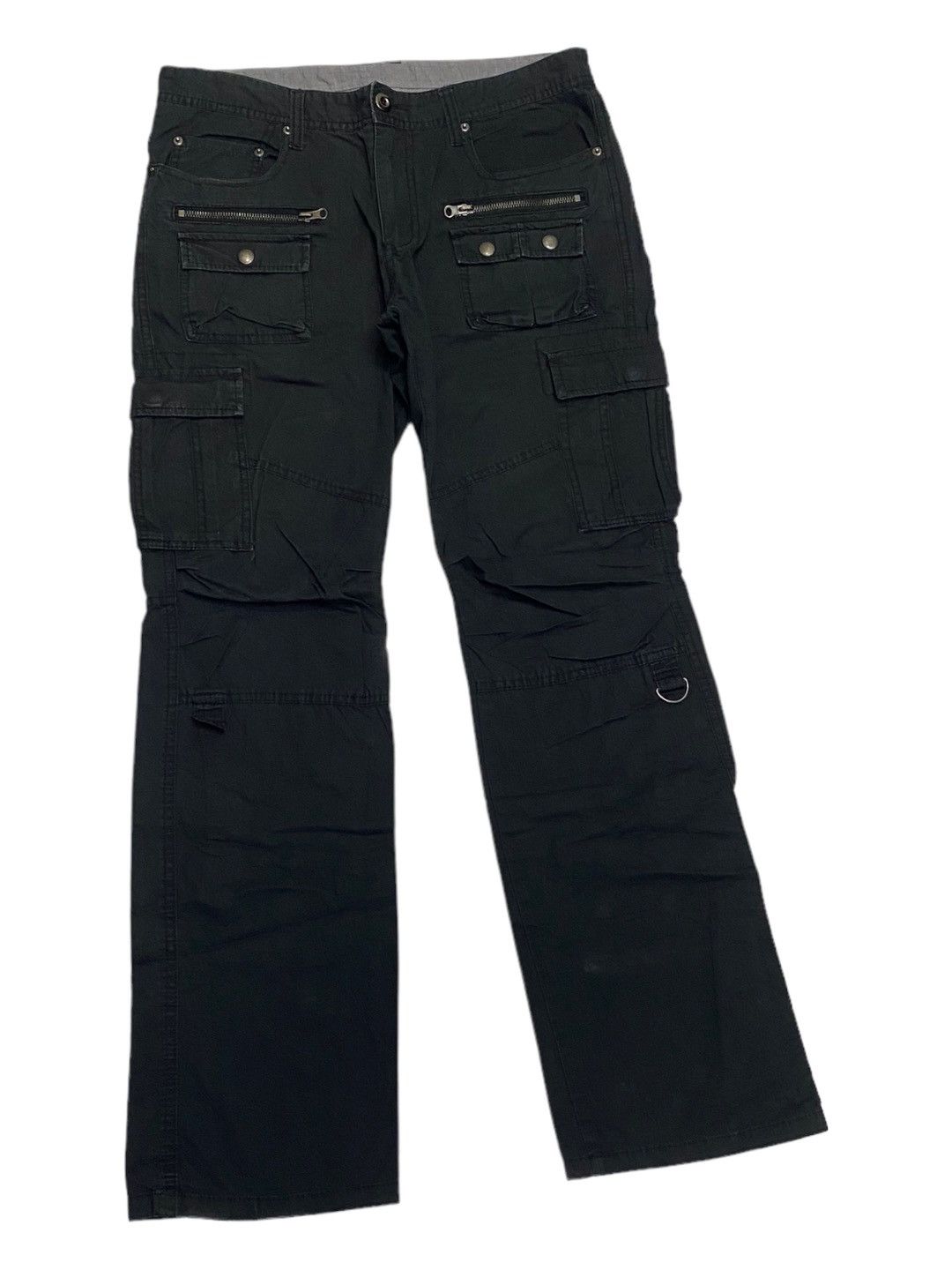 Hysteric Glamour × If Six Was Nine 🔥JAPANESE MULTI POCKET ZIPPER BONDAGE CARGO PANTS Size US 34 / EU 50 - 7 Thumbnail