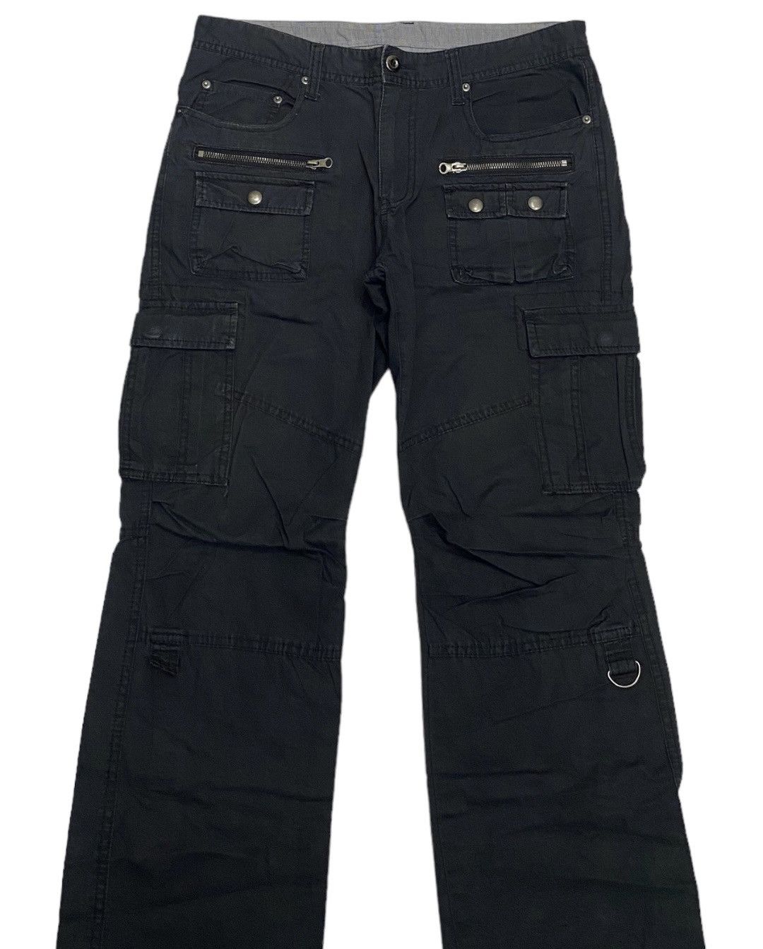 Hysteric Glamour × If Six Was Nine 🔥JAPANESE MULTI POCKET ZIPPER BONDAGE CARGO PANTS Size US 34 / EU 50 - 3 Thumbnail
