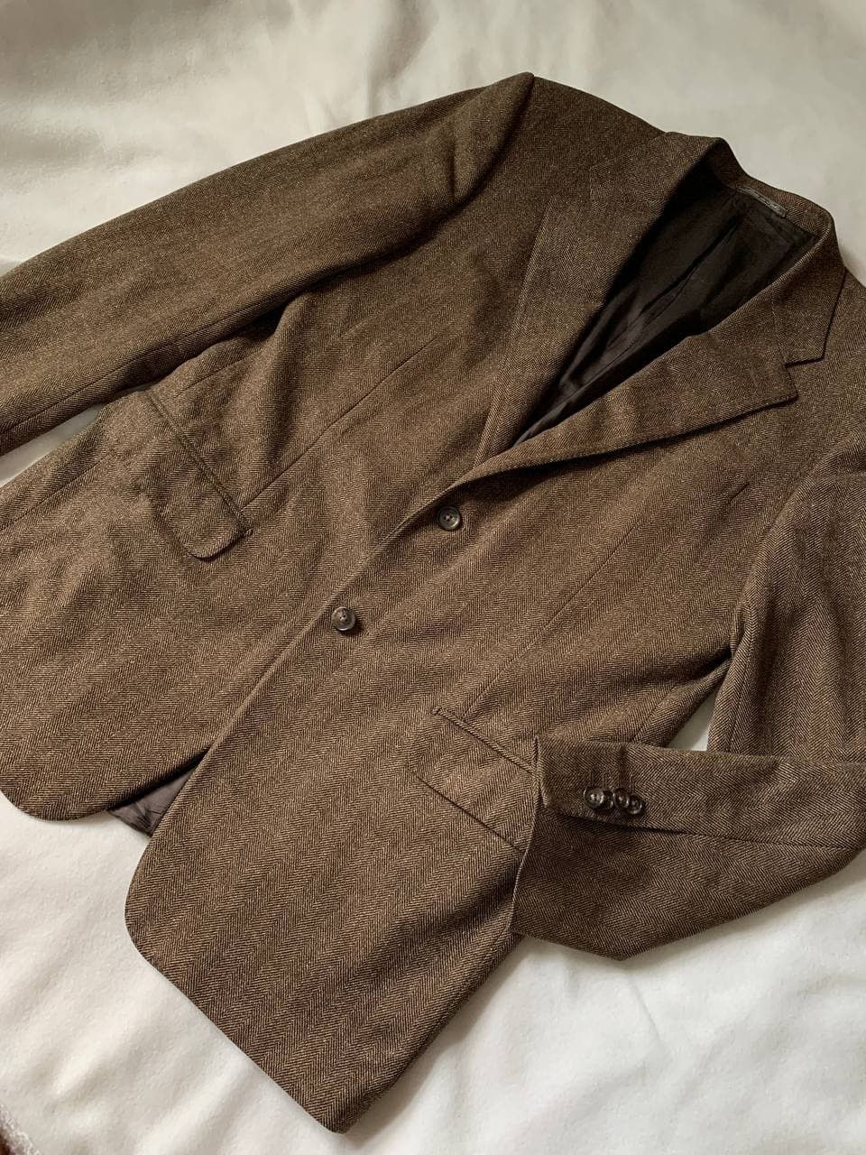 Corneliani Corneliani Brown Wool Silk Cashmere Blazer Size 40R - 1 Thumbnail