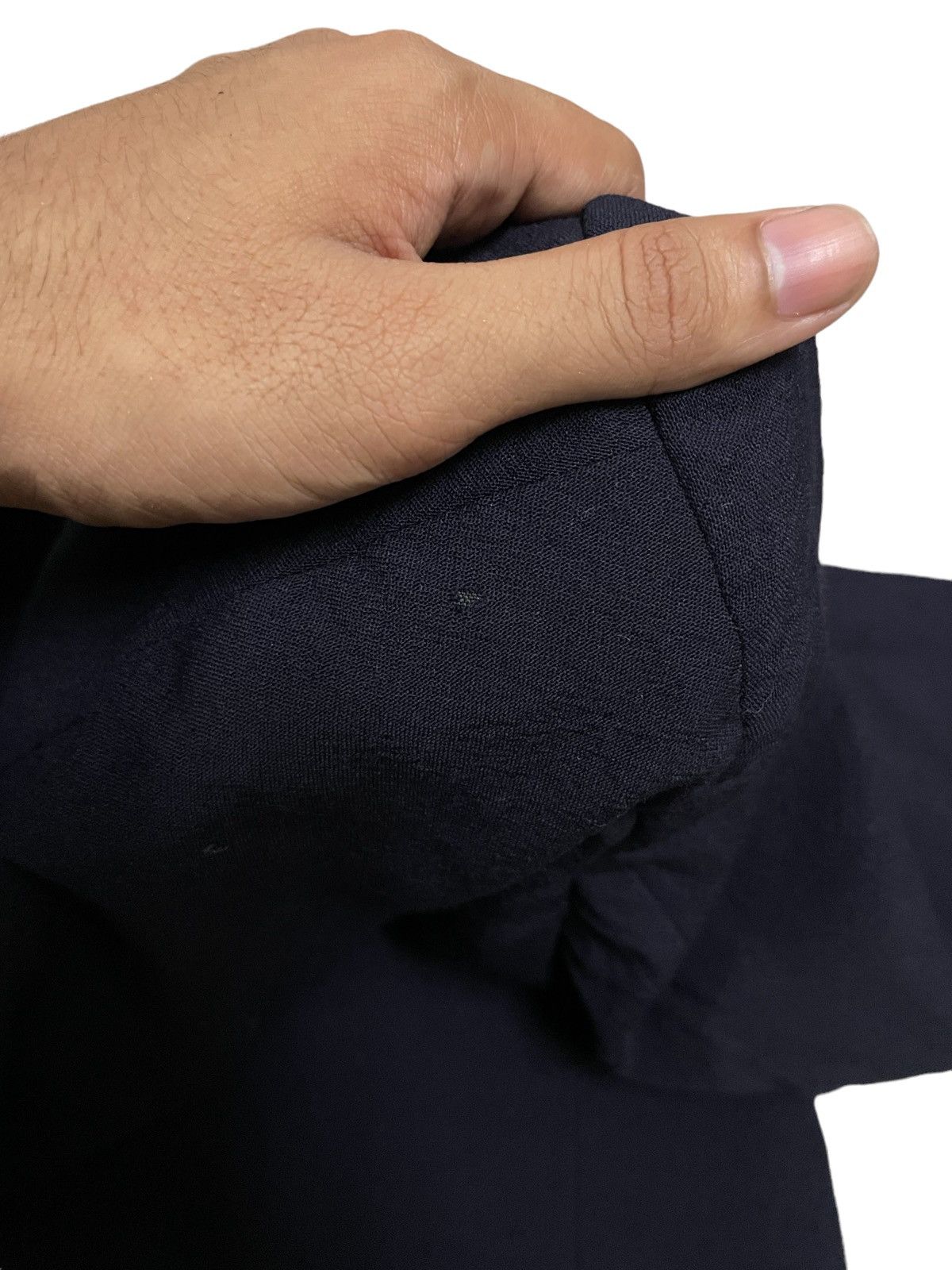 Issey Miyake Issey Miyake Double-Breasted Wool and Silk-Blend Suit Jacket Size US S / EU 44-46 / 1 - 18 Thumbnail