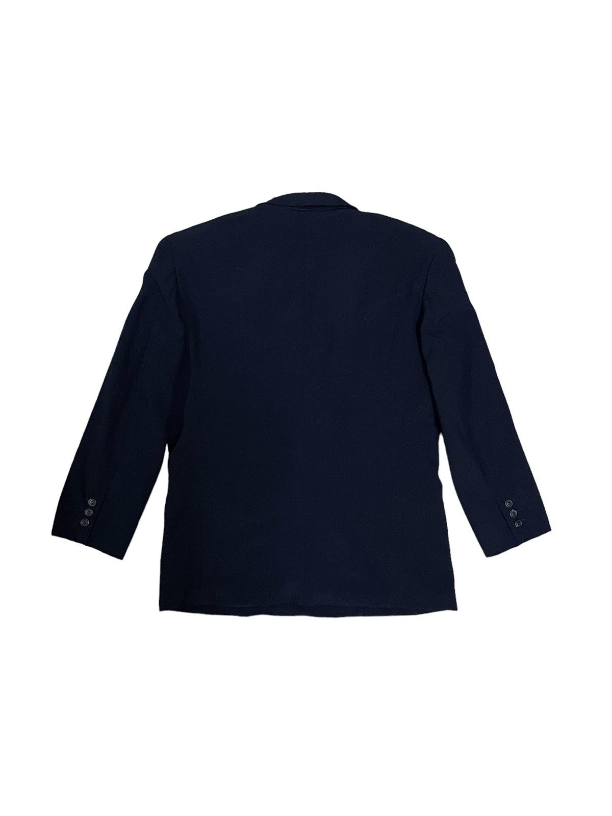 Issey Miyake Issey Miyake Double-Breasted Wool and Silk-Blend Suit Jacket Size US S / EU 44-46 / 1 - 8 Thumbnail