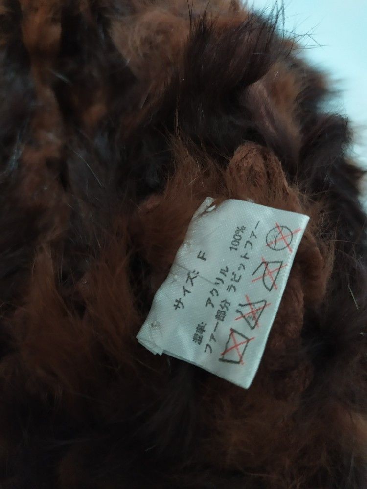Japanese Brand 🔥Sun Pillar By Gallon Inc Japan Fur Beanie Hats Nice design Size ONE SIZE - 7 Thumbnail