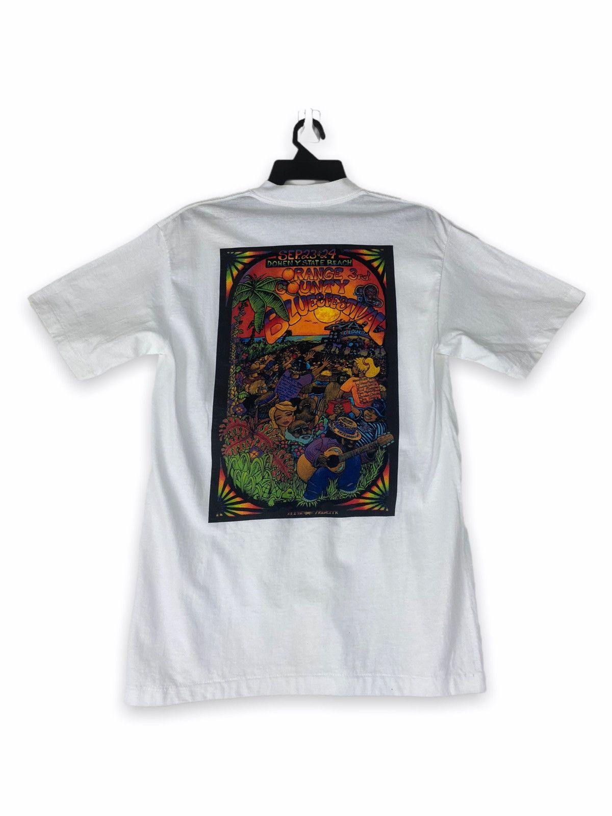 Band Tees Vintage rare blues festival orange county Size US M / EU 48-50 / 2 - 1 Thumbnail