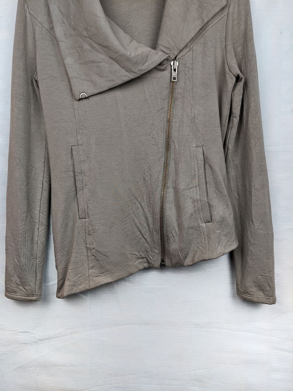 Helmut Lang HELMUT LANG Asymmetrical zip sweatshirt jacket Size S / US 4 / IT 40 - 3 Thumbnail