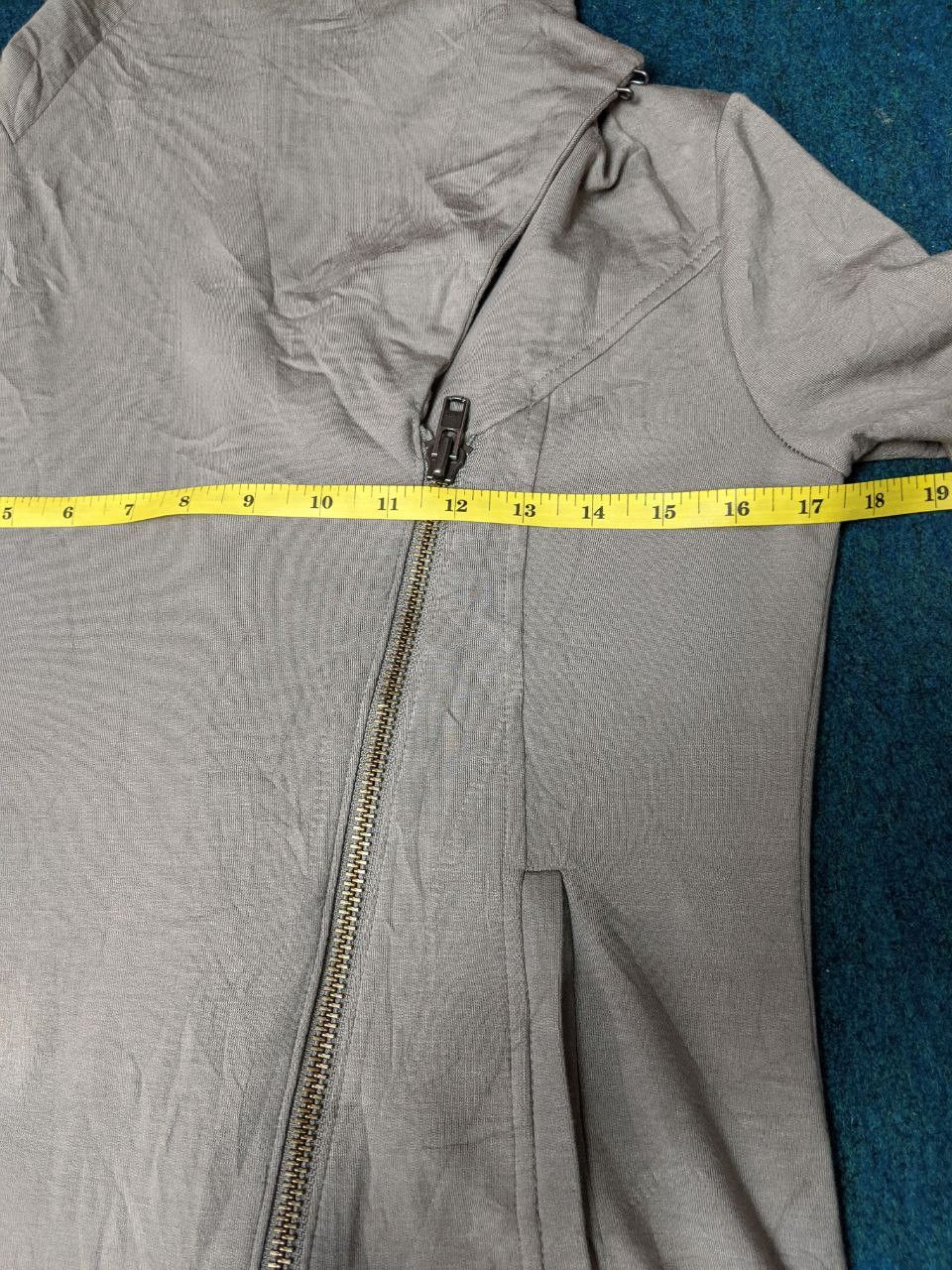 Helmut Lang HELMUT LANG Asymmetrical zip sweatshirt jacket Size S / US 4 / IT 40 - 12 Thumbnail