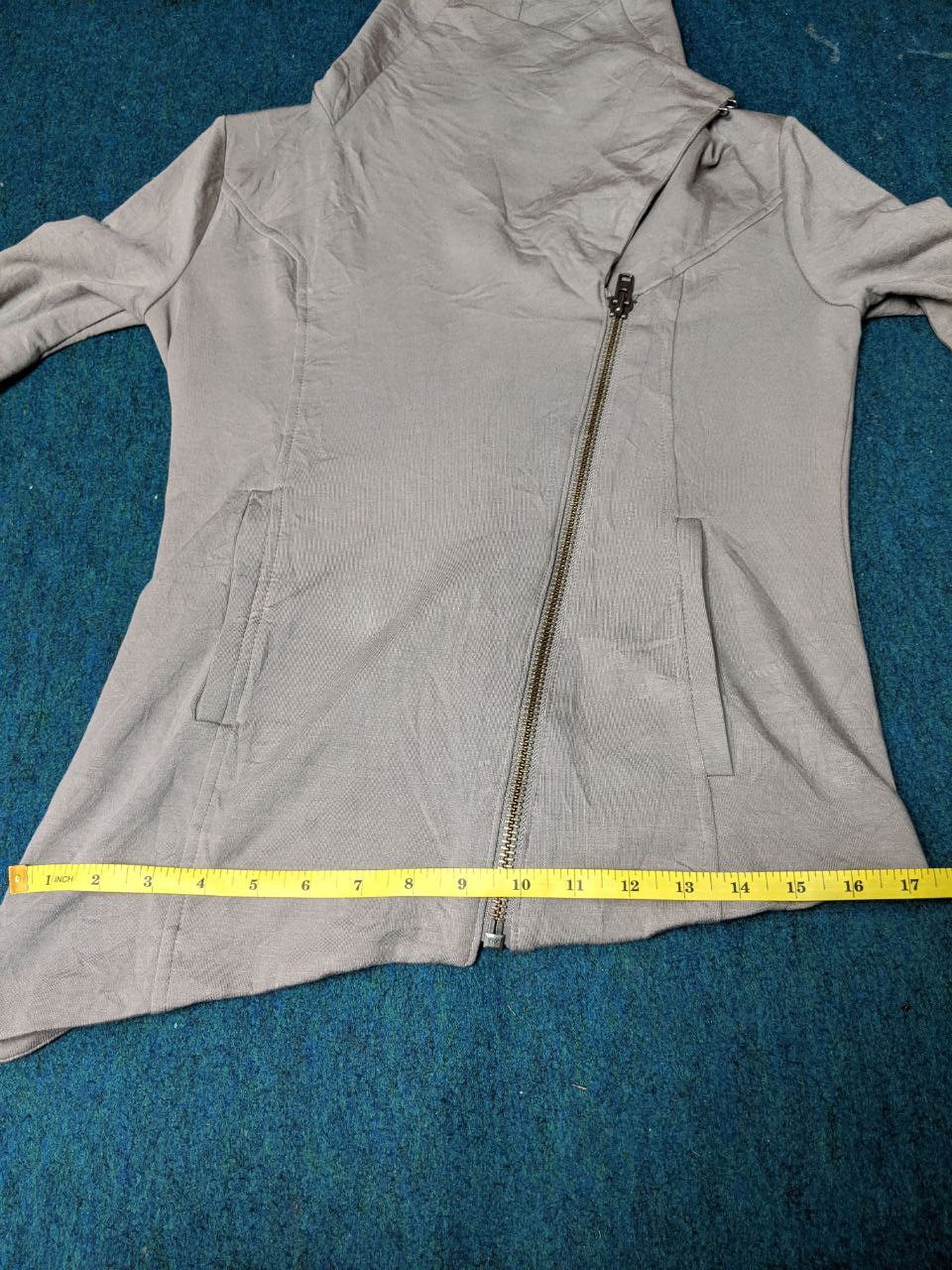 Helmut Lang HELMUT LANG Asymmetrical zip sweatshirt jacket Size S / US 4 / IT 40 - 14 Thumbnail