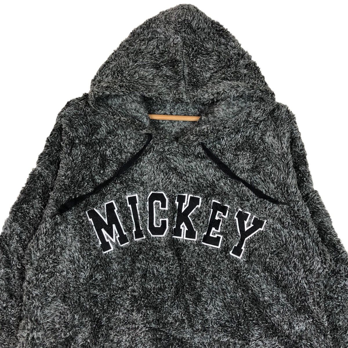 Hypebeast Mickey Spellout Faux Fur Hoodie Size M / US 6-8 / IT 42-44 - 2 Thumbnail