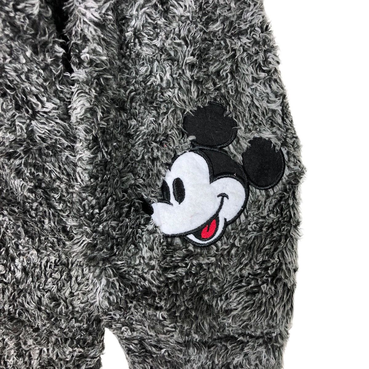 Hypebeast Mickey Spellout Faux Fur Hoodie Size M / US 6-8 / IT 42-44 - 4 Thumbnail