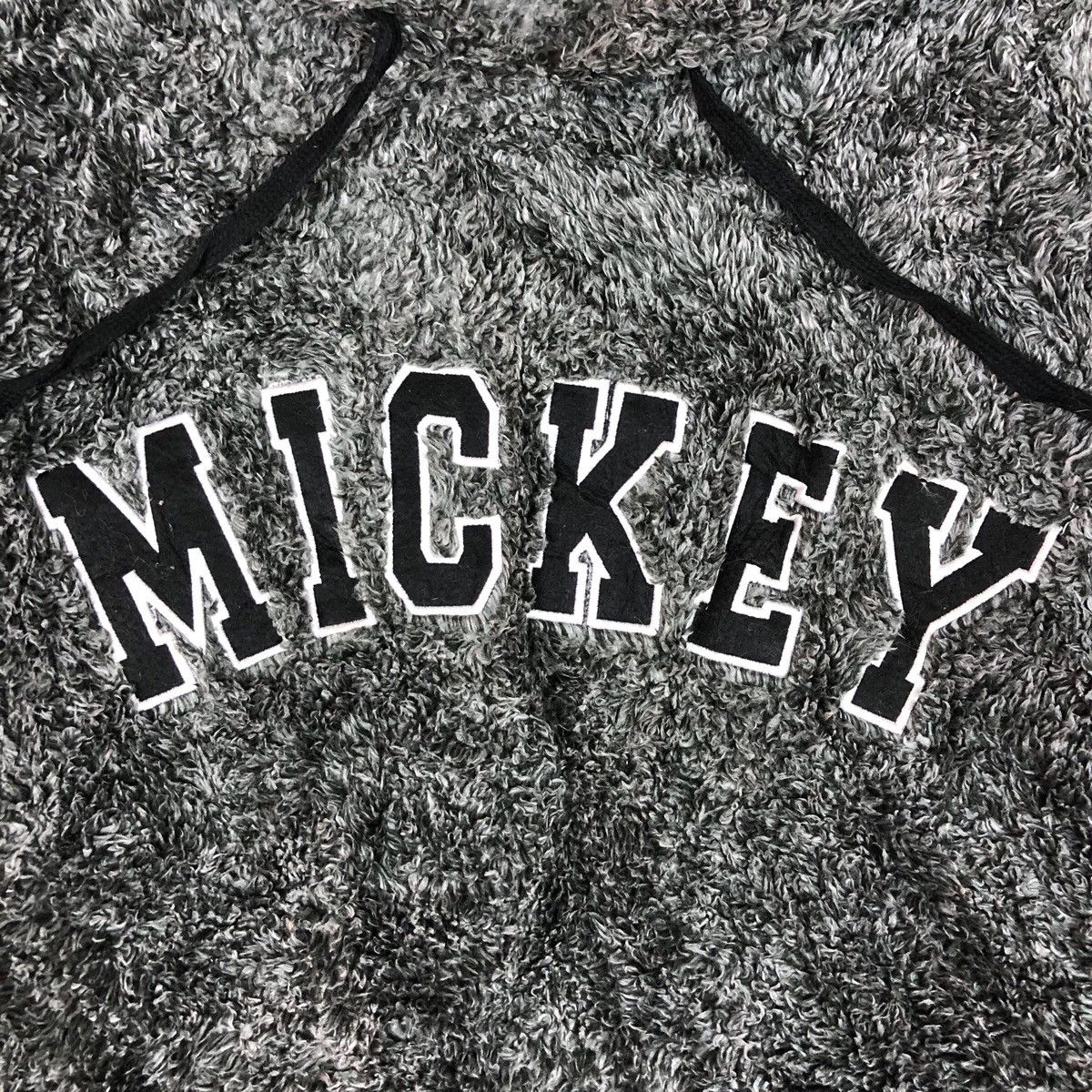 Hypebeast Mickey Spellout Faux Fur Hoodie Size M / US 6-8 / IT 42-44 - 3 Thumbnail