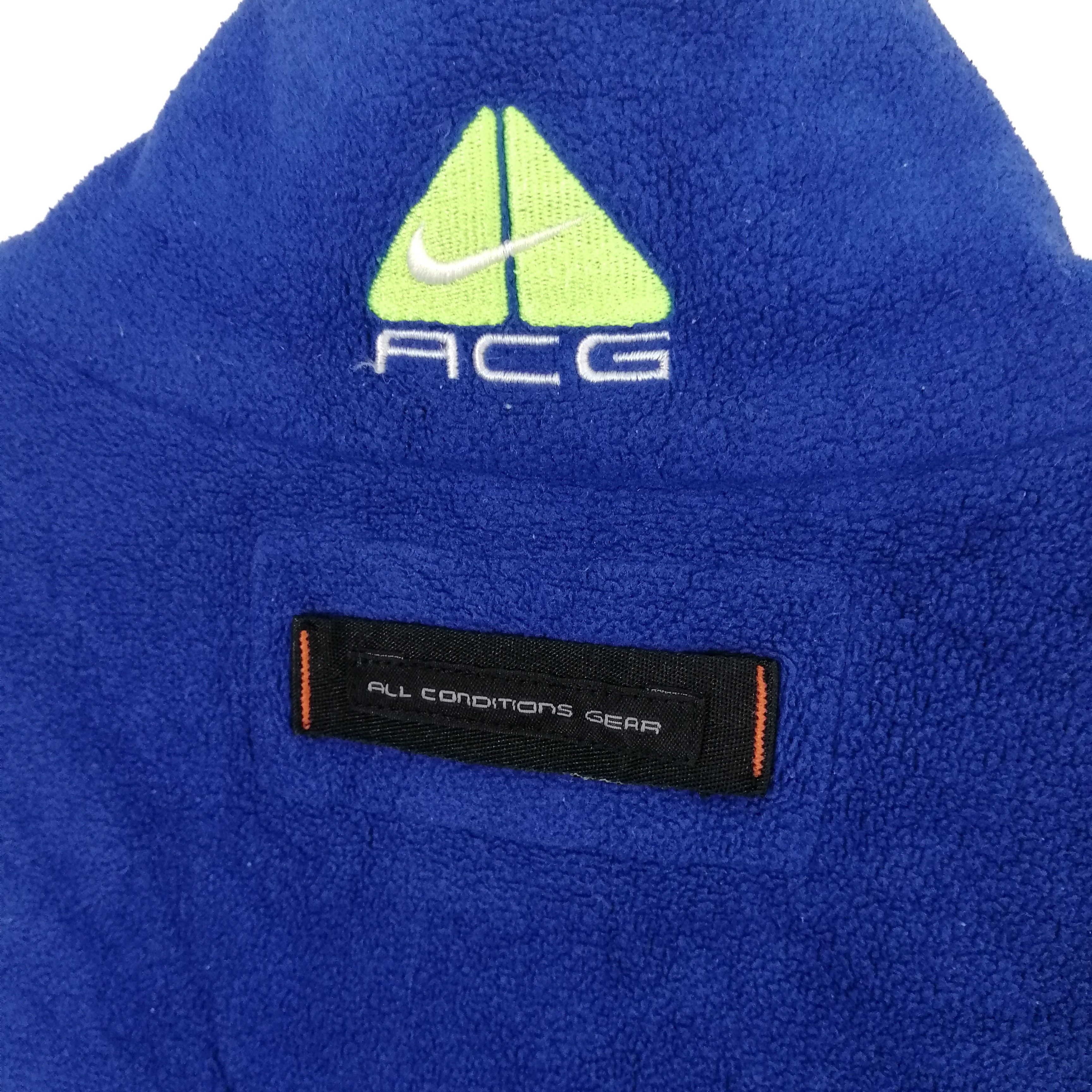 Nike 🔥Vintage Nike ACG fleece sports vest therma-Fit Size US L / EU 52-54 / 3 - 4 Thumbnail