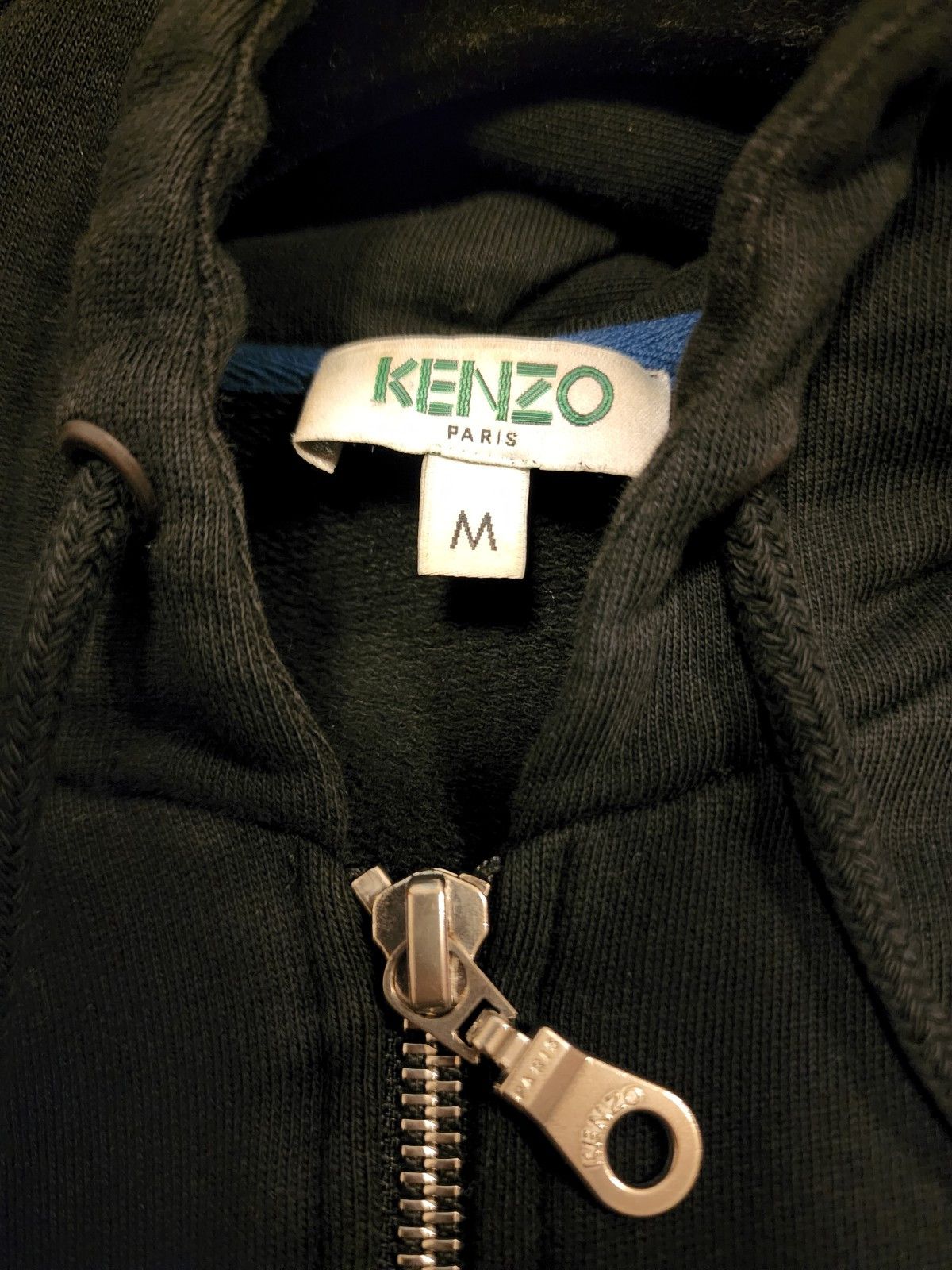 Kenzo Kenzo Paris rear embroidery black hoodie M Size US M / EU 48-50 / 2 - 4 Thumbnail
