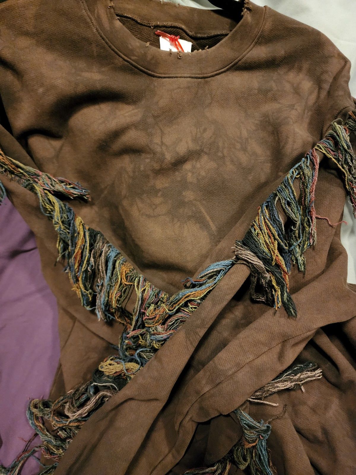 Alchemist ALCHEMIST Brown Surf Fringe Sweatshirt L Size US L / EU 52-54 / 3 - 5 Thumbnail