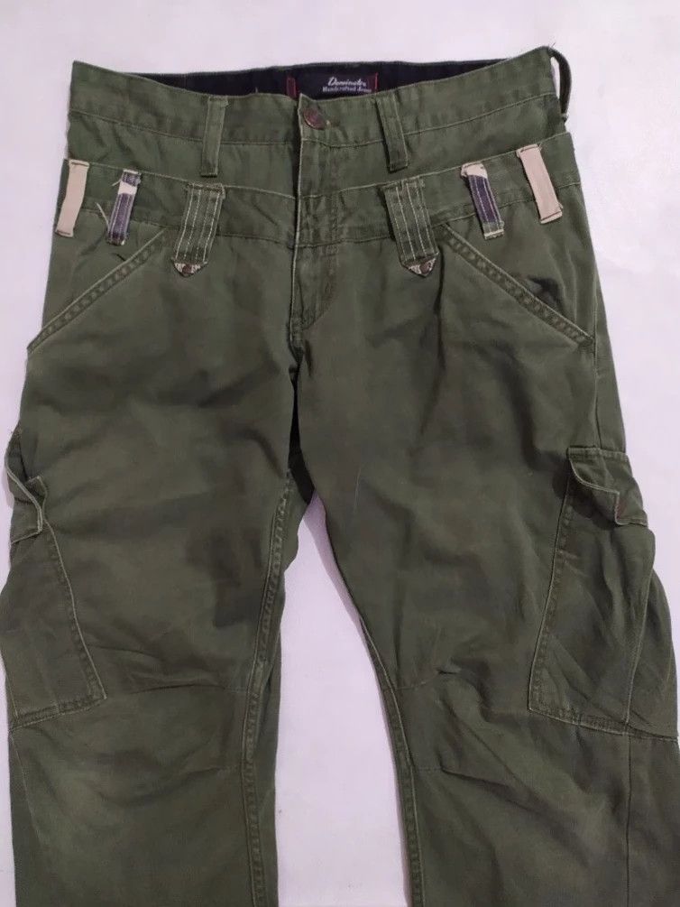 Japanese Brand Dominate Handcrafted Cargo Tactical Pants Double Waist Size US 29 - 7 Thumbnail