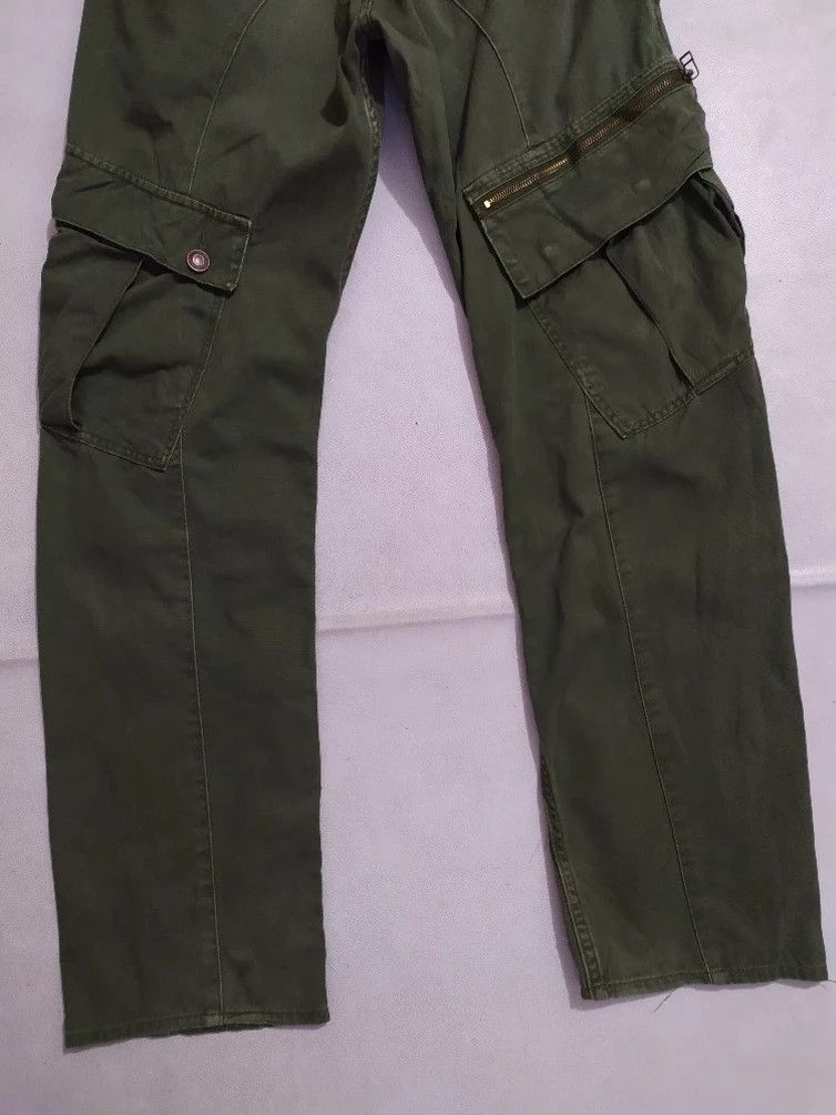 Japanese Brand Dominate Handcrafted Cargo Tactical Pants Double Waist Size US 29 - 13 Thumbnail