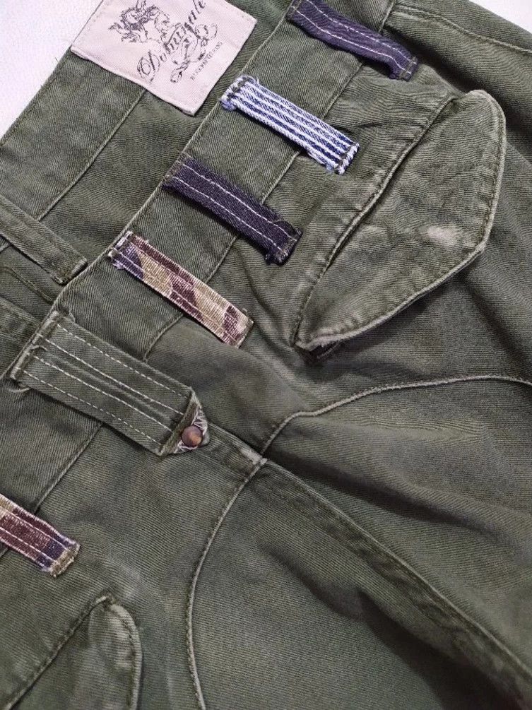 Japanese Brand Dominate Handcrafted Cargo Tactical Pants Double Waist Size US 29 - 16 Thumbnail