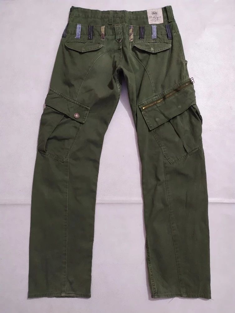 Japanese Brand Dominate Handcrafted Cargo Tactical Pants Double Waist Size US 29 - 11 Thumbnail