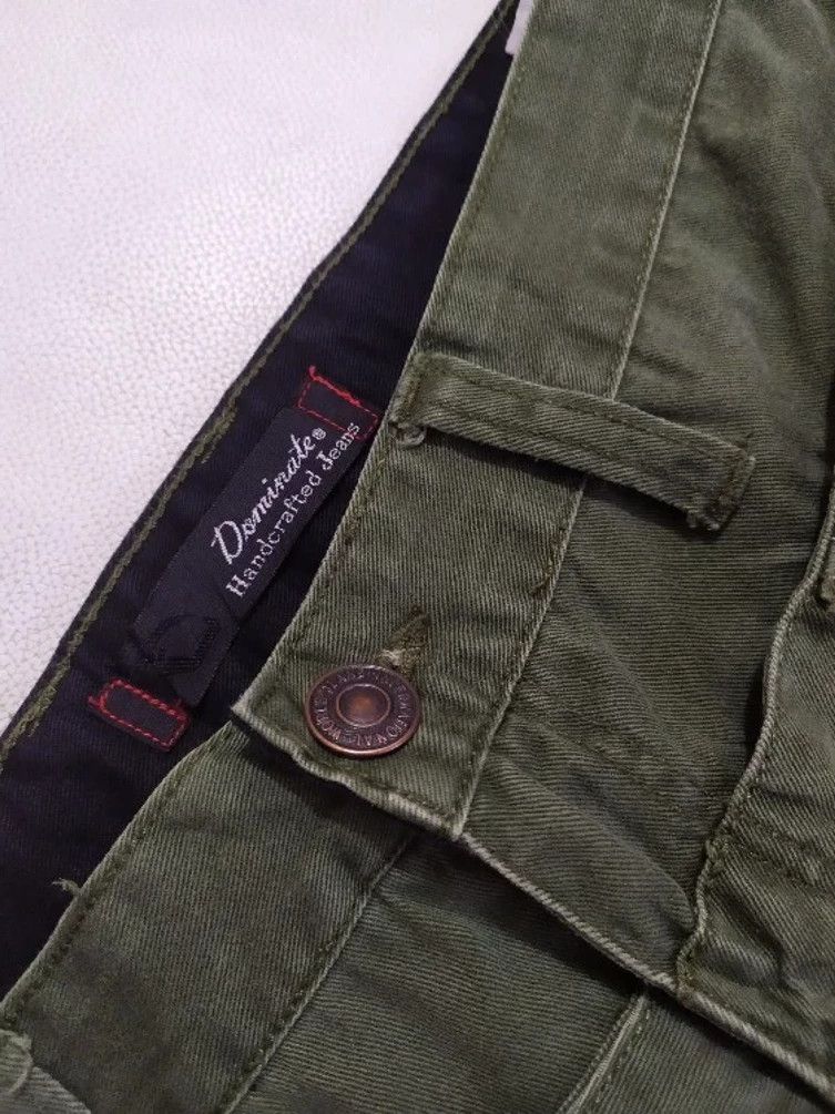 Japanese Brand Dominate Handcrafted Cargo Tactical Pants Double Waist Size US 29 - 10 Thumbnail