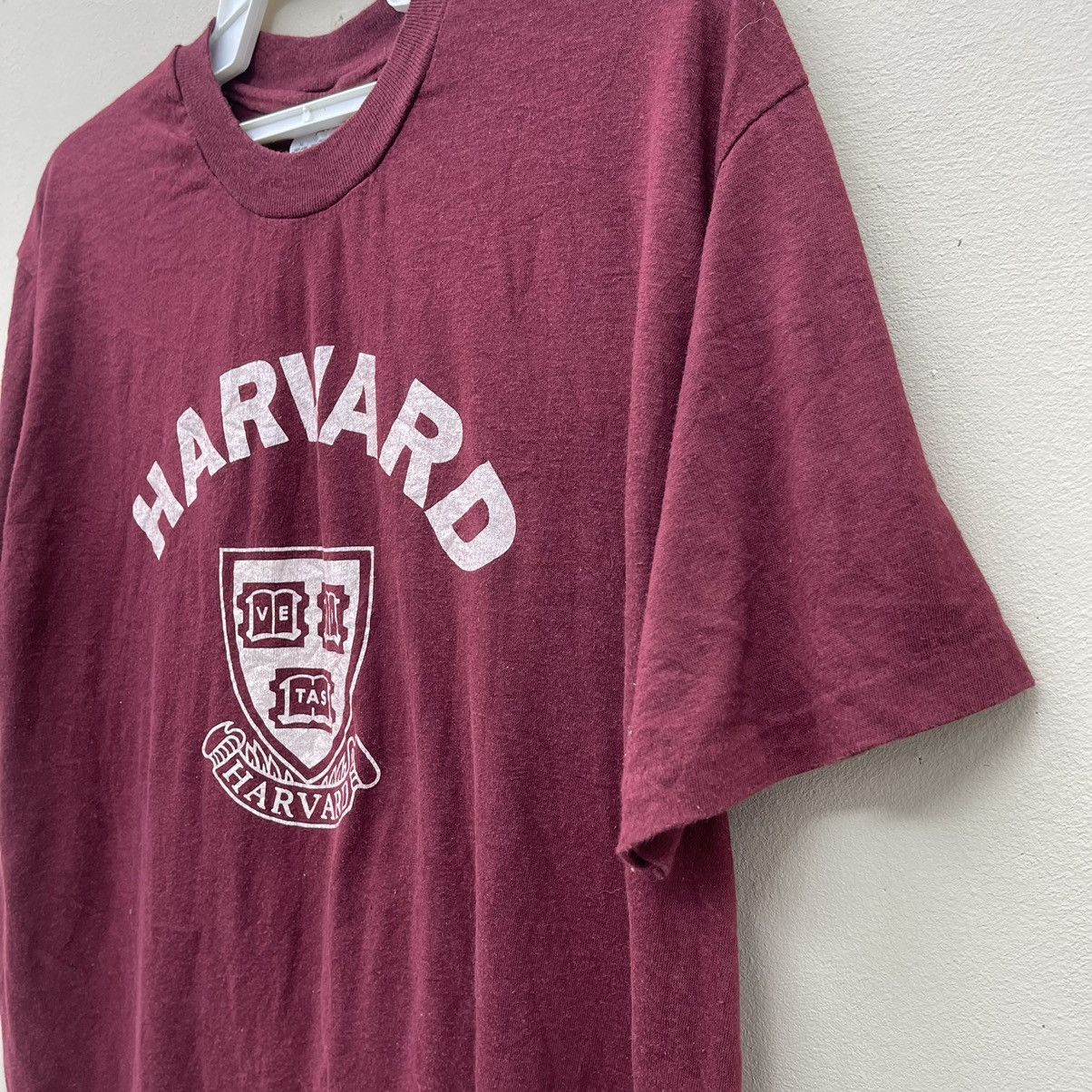 Vintage Vintage HARVARD University T-Shirt Harvard Veritas Size US XL / EU 56 / 4 - 3 Thumbnail