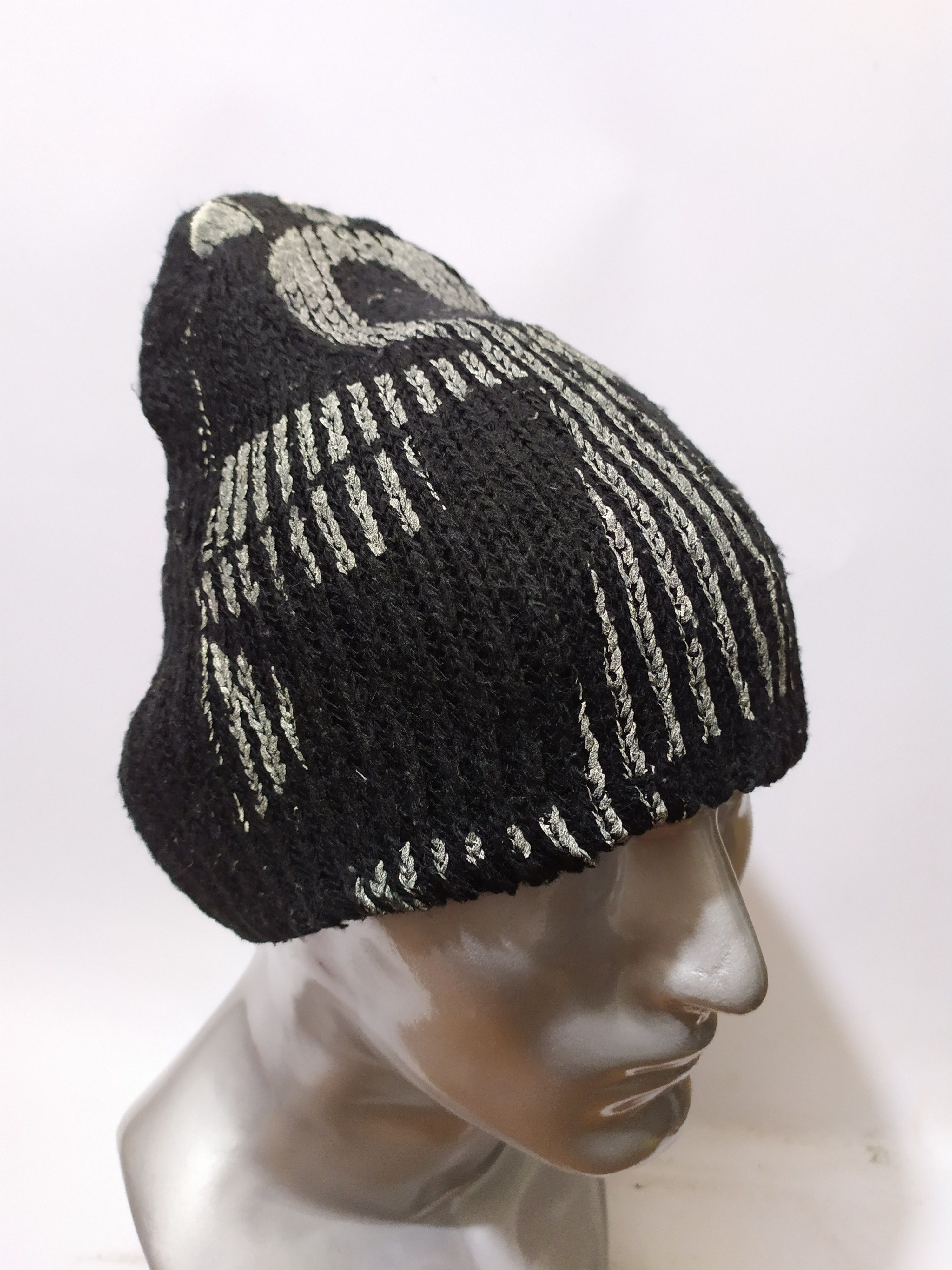 Seditionaries 🔥Unknown Japanese Punk Bondage Design Print Anchor Beanie Size ONE SIZE - 6 Thumbnail