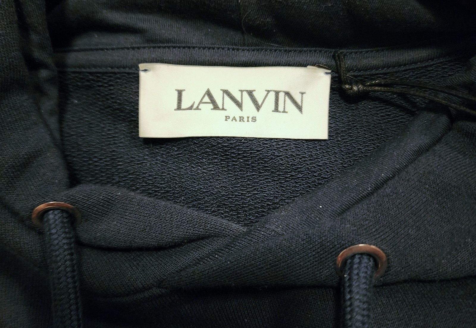 Lanvin LANVIN frayed logo hoodie Blue Size US XL / EU 56 / 4 - 3 Thumbnail