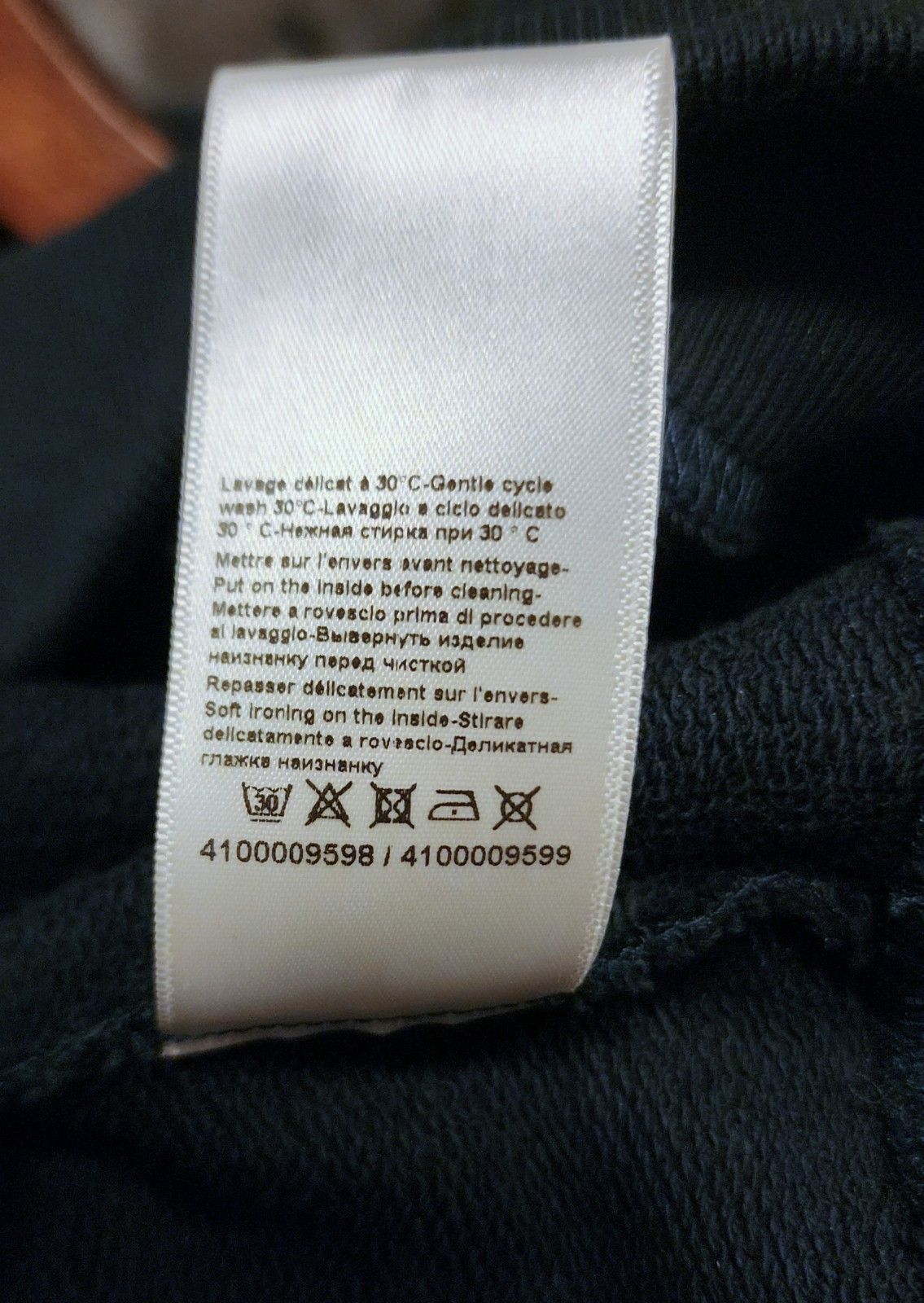 Lanvin LANVIN frayed logo hoodie Blue Size US XL / EU 56 / 4 - 6 Thumbnail