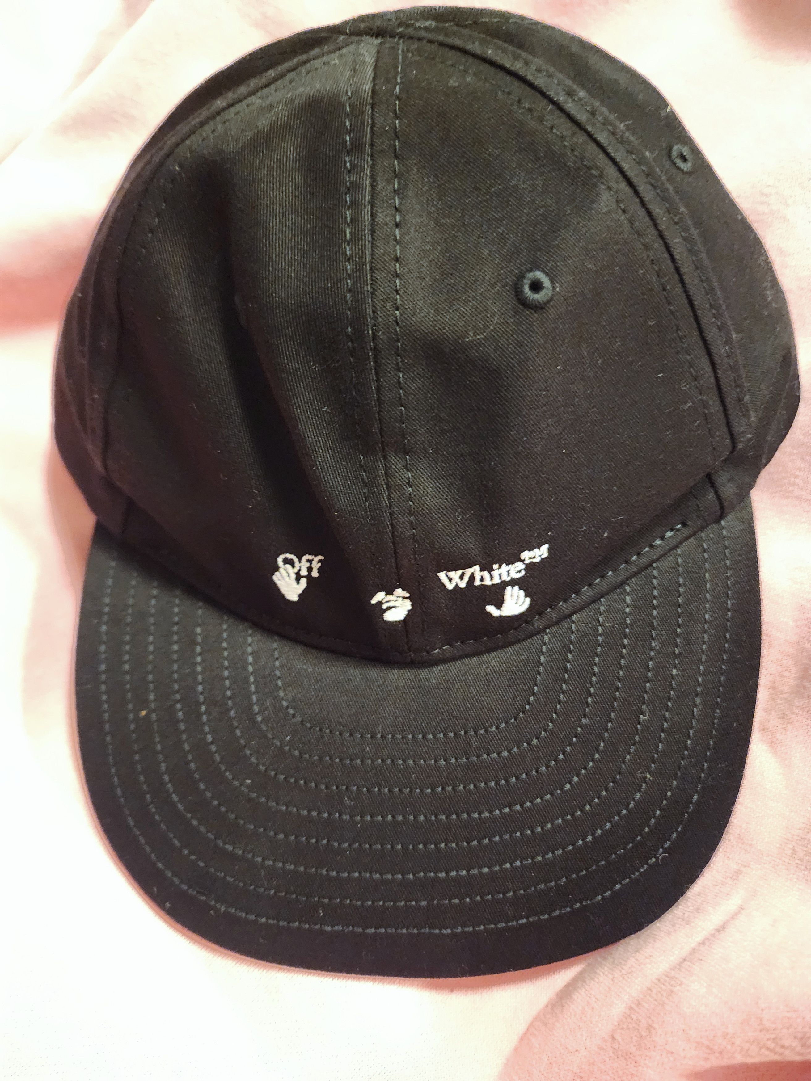 Off-White Off-White Logo Cotton Baseball Cap Size ONE SIZE - 1 Thumbnail