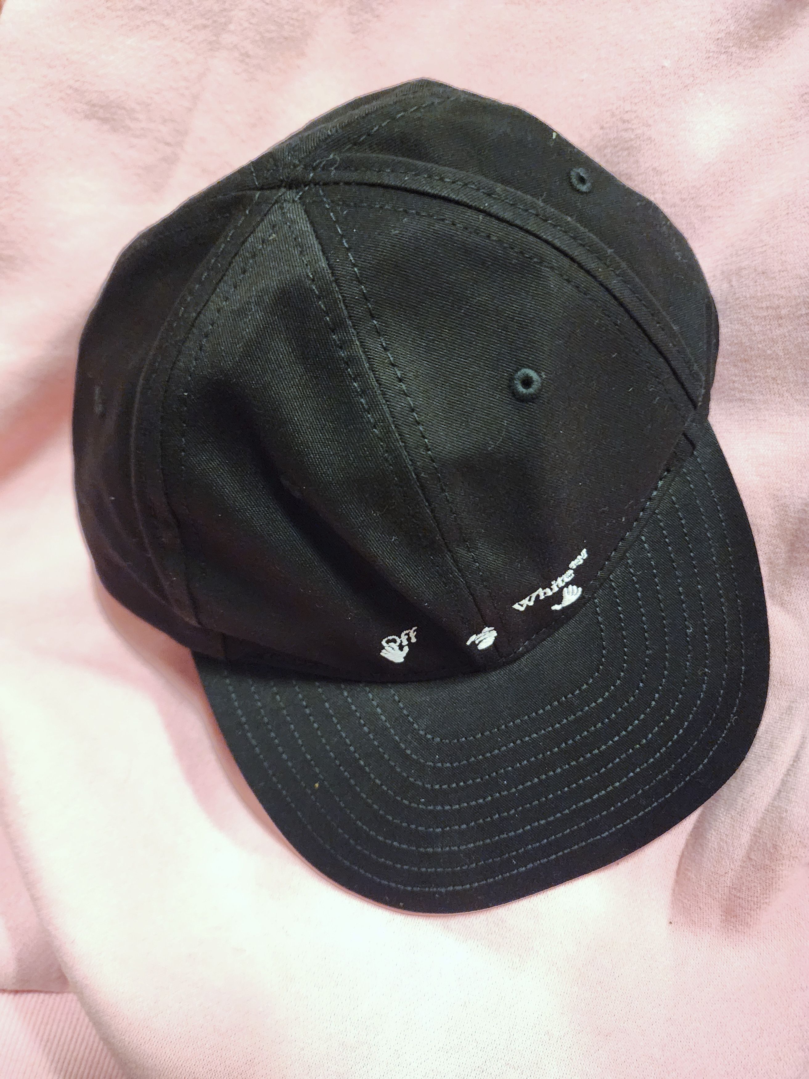 Off-White Off-White Logo Cotton Baseball Cap Size ONE SIZE - 2 Thumbnail