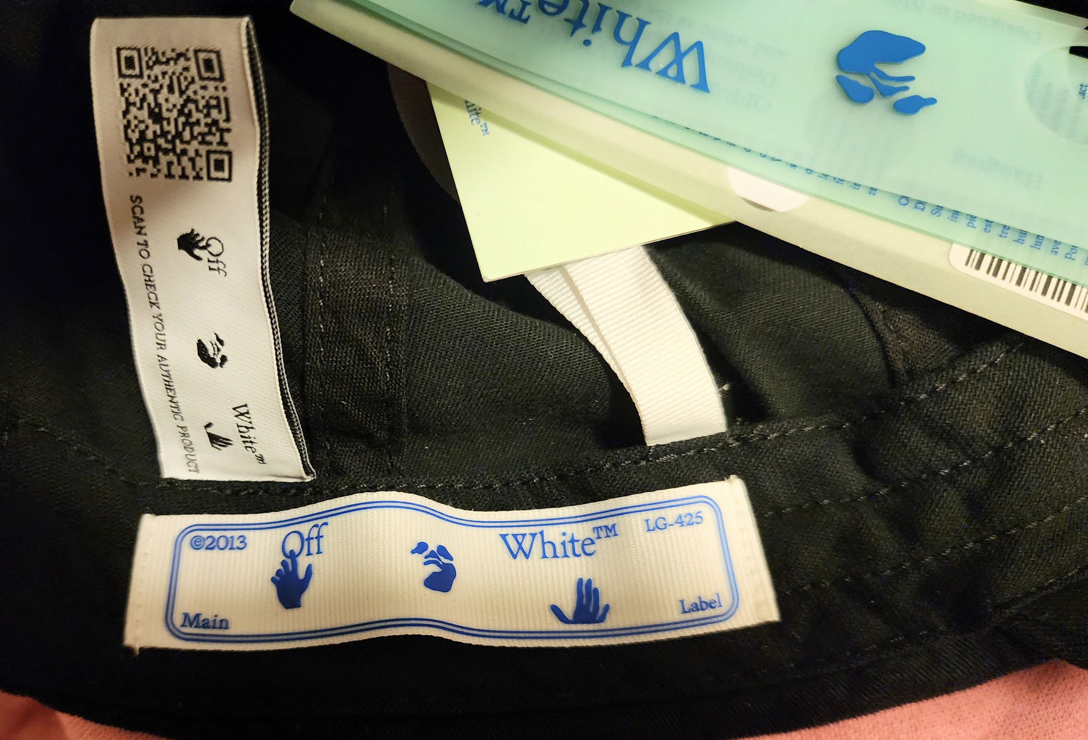 Off-White Off-White Logo Cotton Baseball Cap Size ONE SIZE - 4 Thumbnail