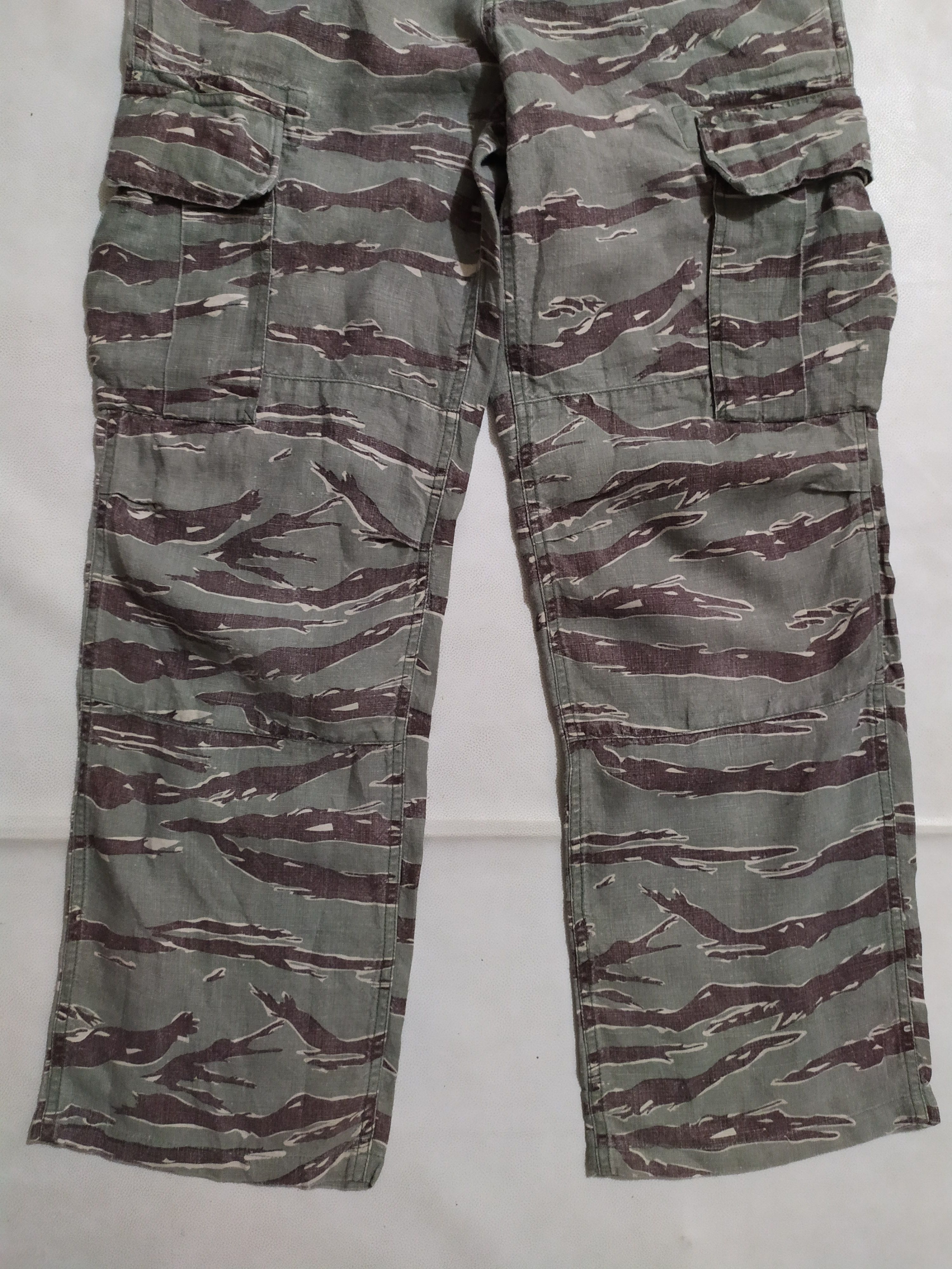 United Arrows 🔥United Arrow Tiger Camo Linen Cargo Pants Pink Label Size US 30 / EU 46 - 6 Thumbnail