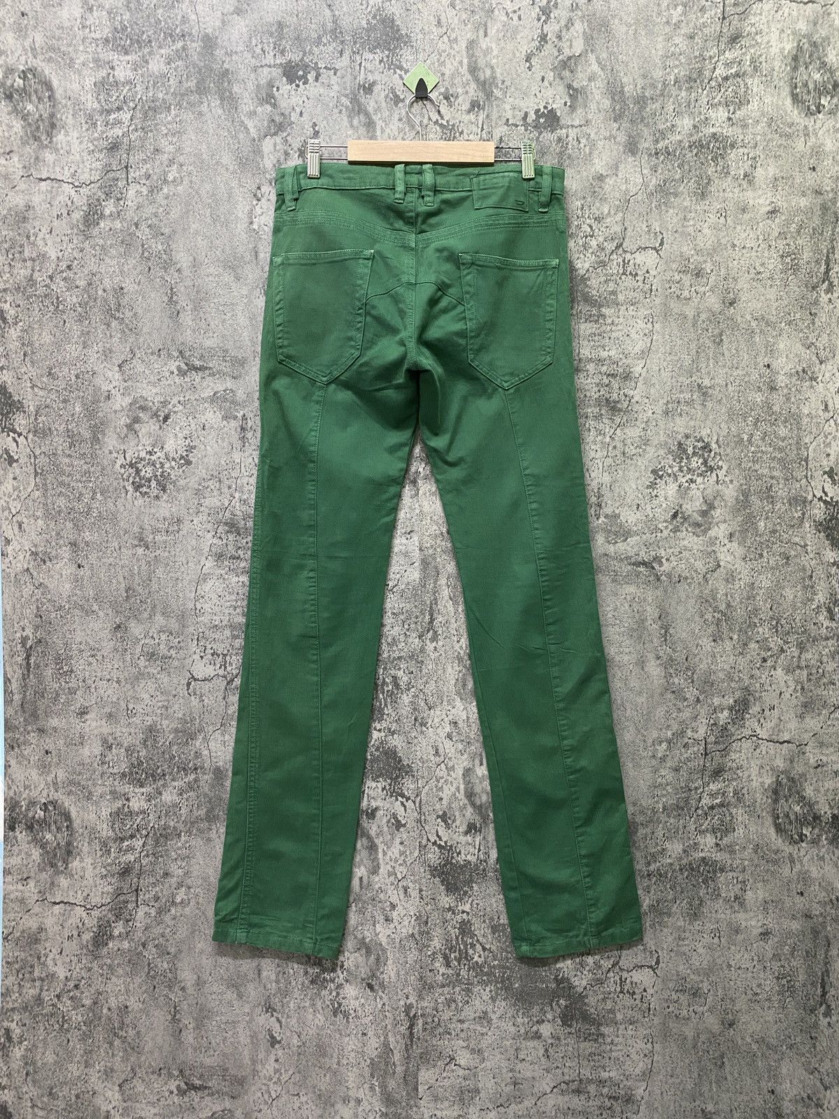 Diesel DIESEL INDUSTRY Green Reconstructed Distressed Pant Size US 30 / EU 46 - 2 Thumbnail