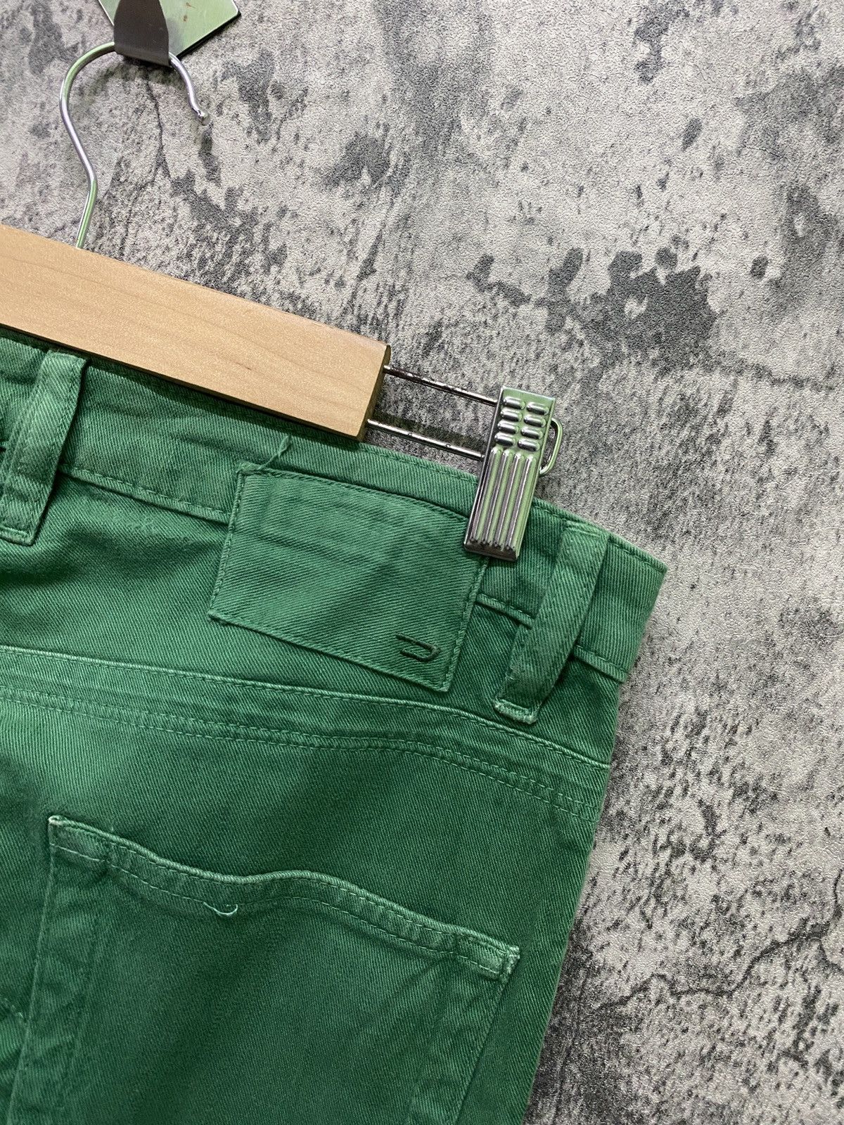 Diesel DIESEL INDUSTRY Green Reconstructed Distressed Pant Size US 30 / EU 46 - 19 Thumbnail