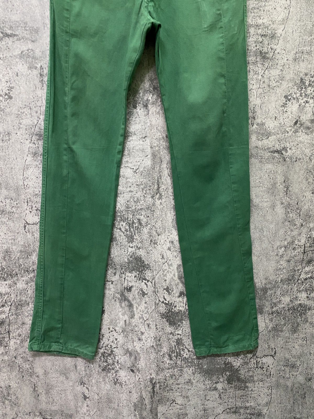 Diesel DIESEL INDUSTRY Green Reconstructed Distressed Pant Size US 30 / EU 46 - 7 Thumbnail