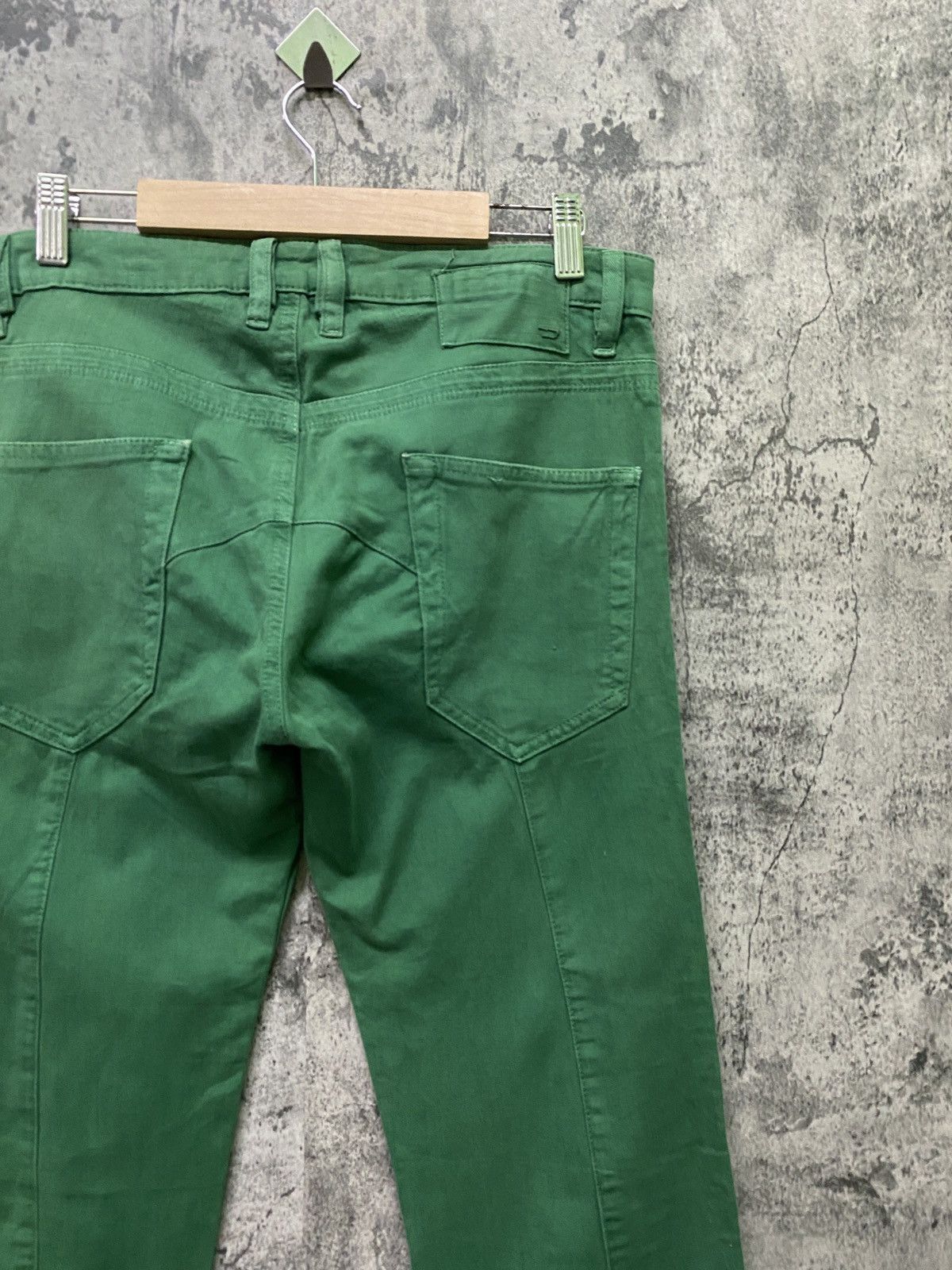 Diesel DIESEL INDUSTRY Green Reconstructed Distressed Pant Size US 30 / EU 46 - 15 Thumbnail
