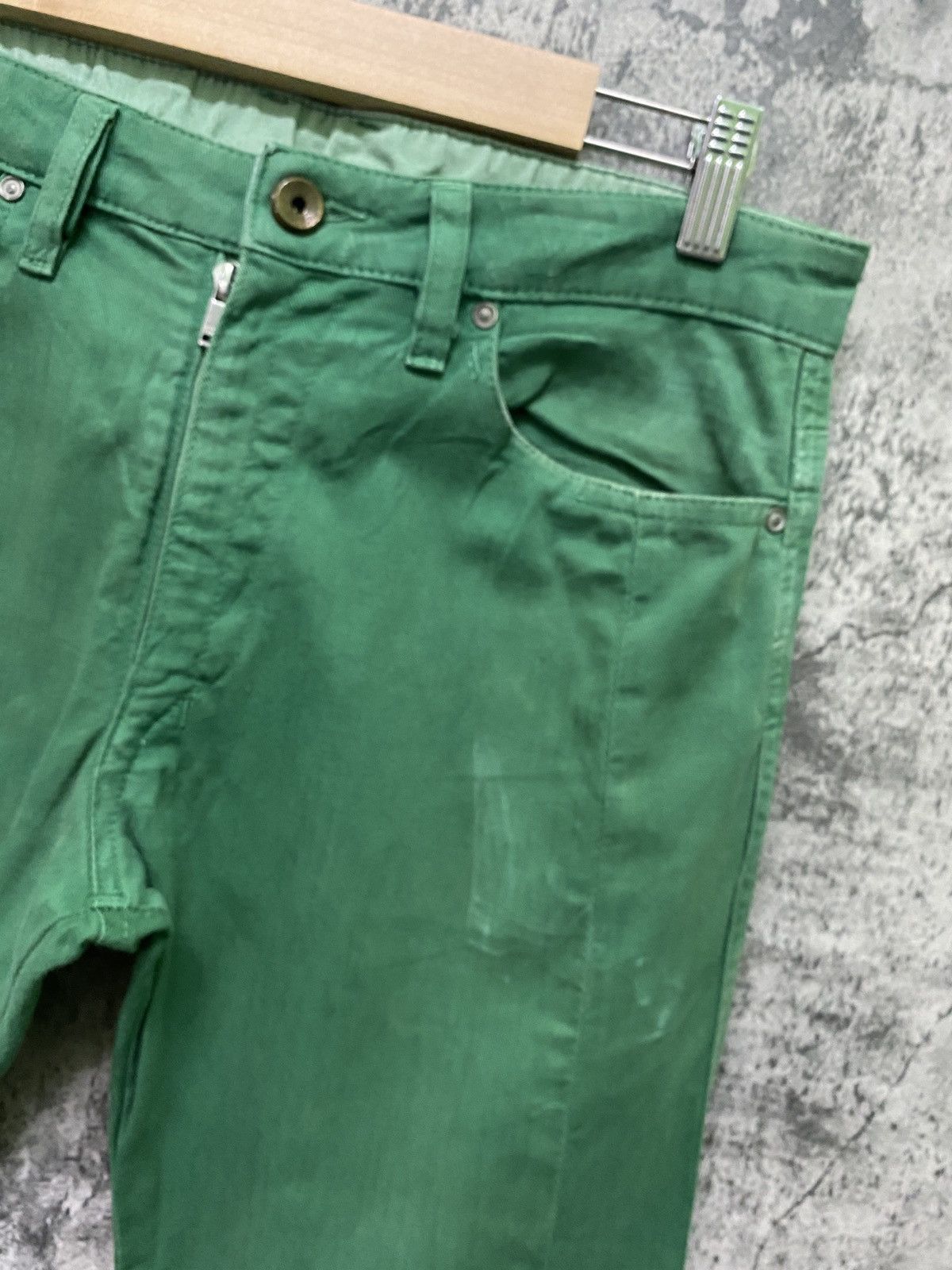 Diesel DIESEL INDUSTRY Green Reconstructed Distressed Pant Size US 30 / EU 46 - 8 Thumbnail