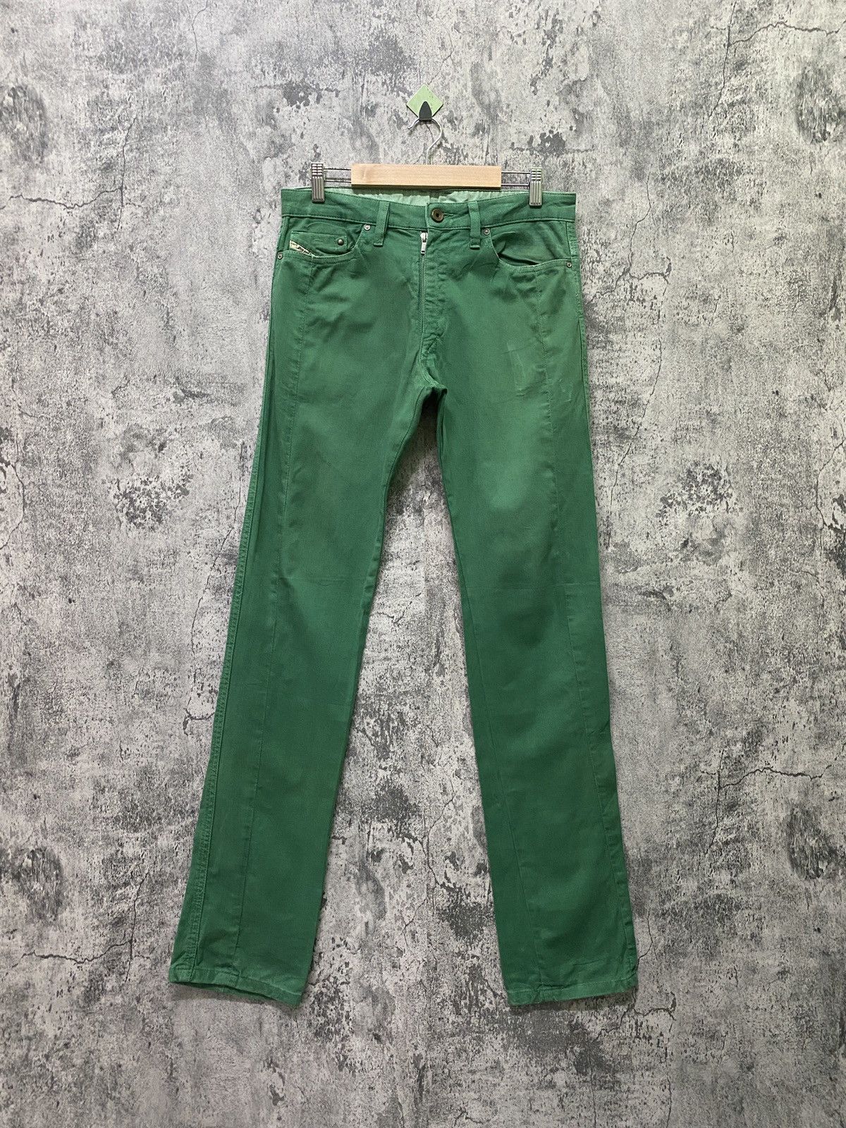 Diesel DIESEL INDUSTRY Green Reconstructed Distressed Pant Size US 30 / EU 46 - 1 Thumbnail