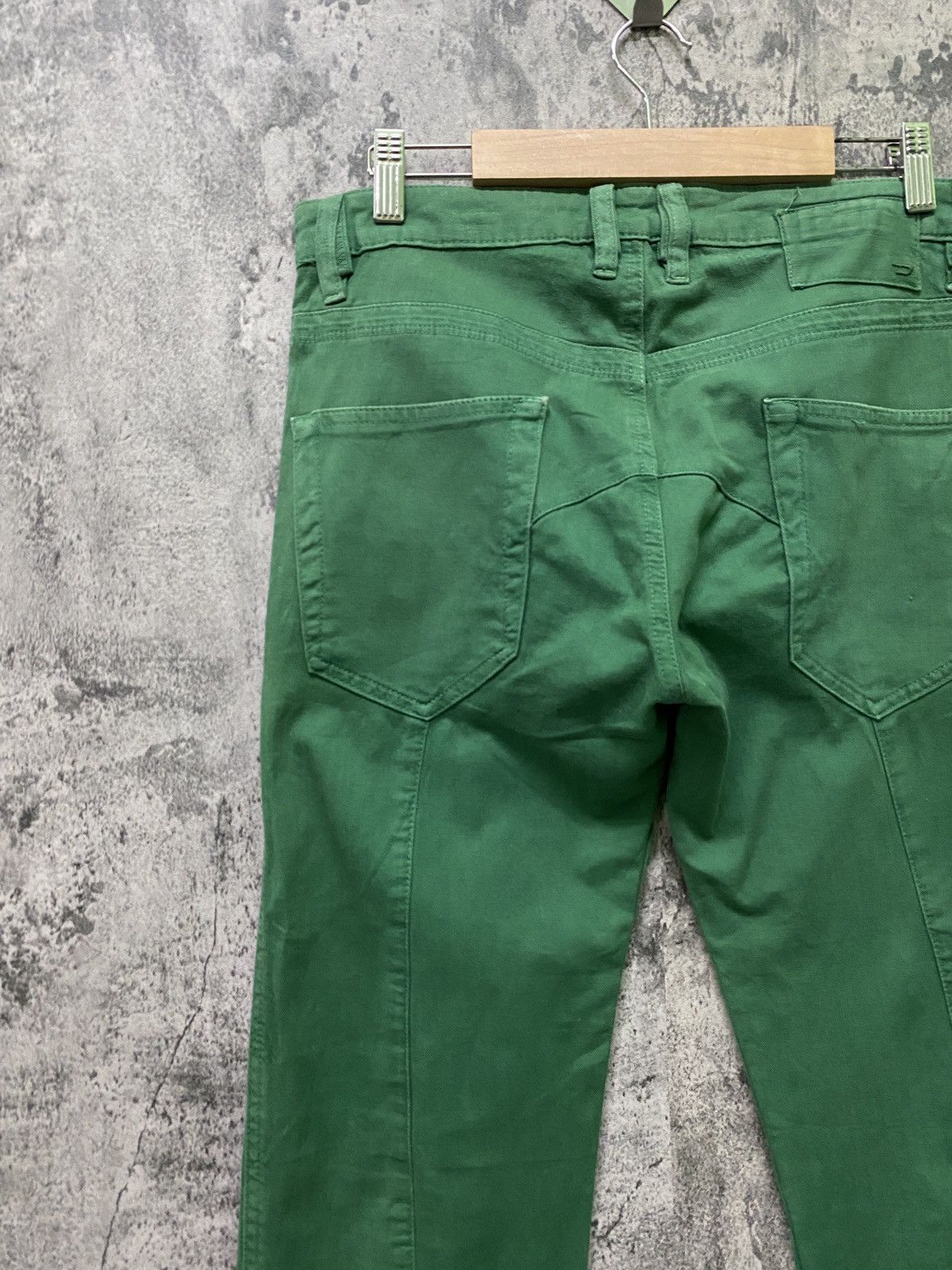 Diesel DIESEL INDUSTRY Green Reconstructed Distressed Pant Size US 30 / EU 46 - 14 Thumbnail