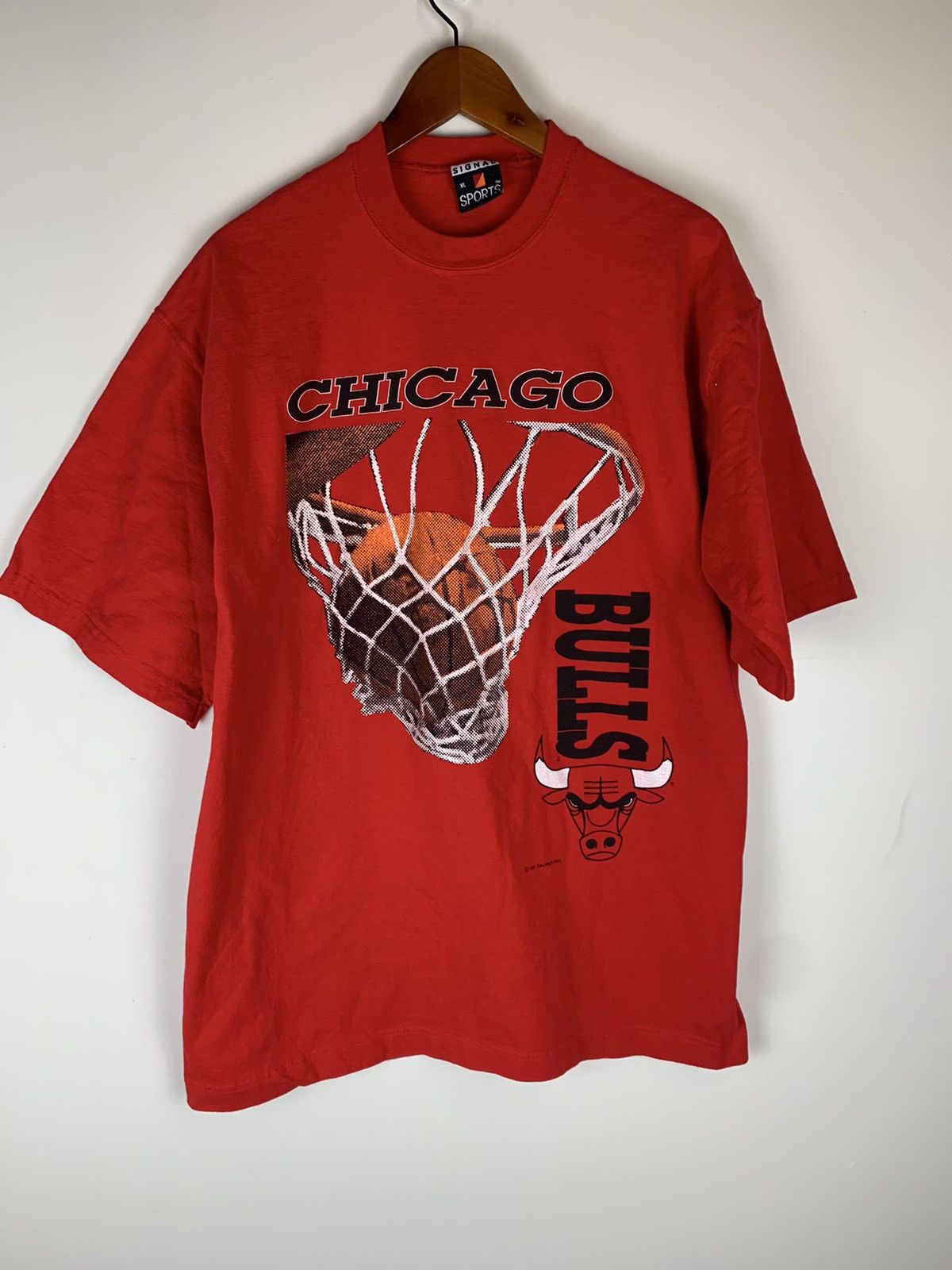 NBA × Vintage Vintage 1991 Saturday’s Hero Chicago Bulls Tee Size US L / EU 52-54 / 3 - 1 Thumbnail