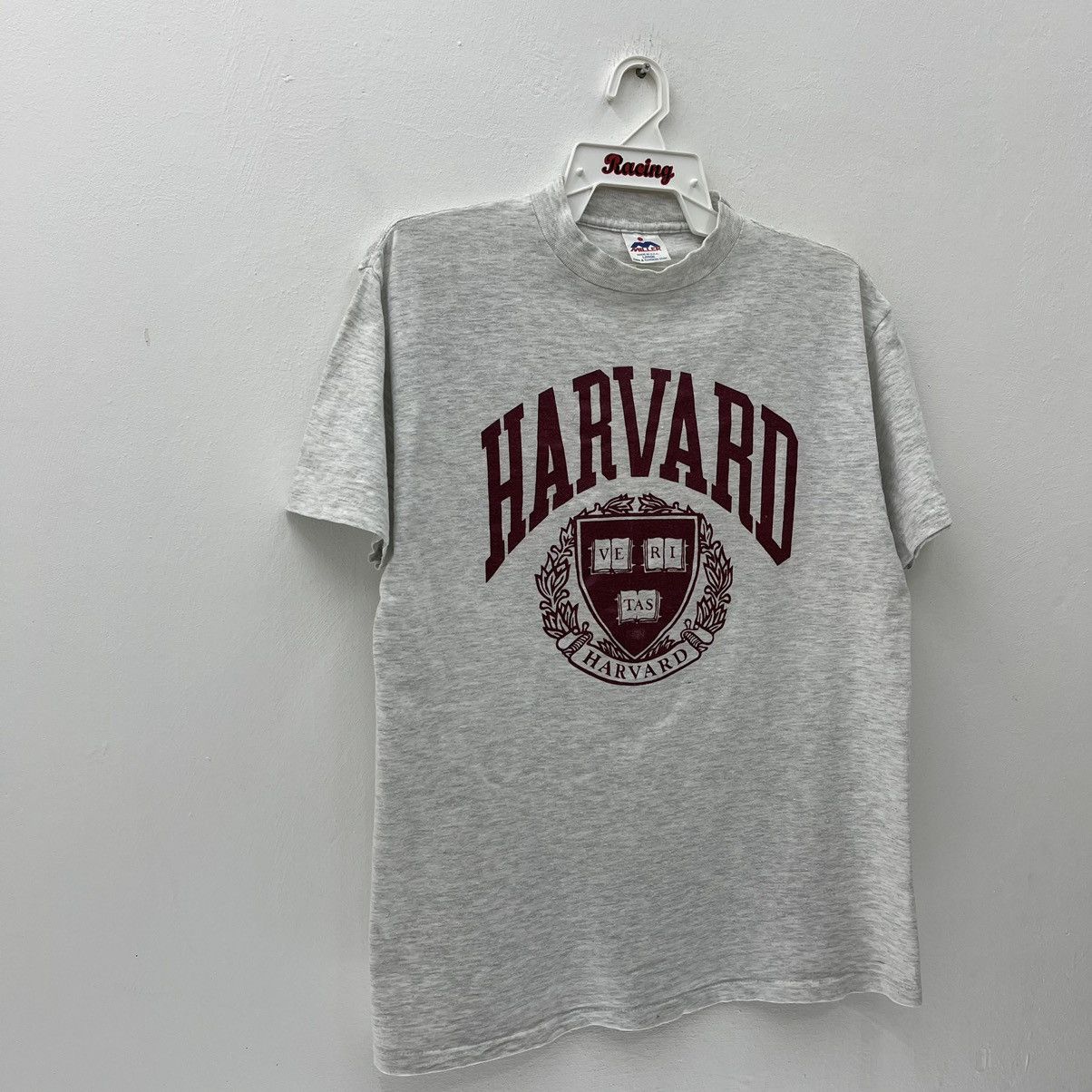 Vintage Vintage 90s Harvard T-Shirt Big Logo Size US L / EU 52-54 / 3 - 7 Thumbnail