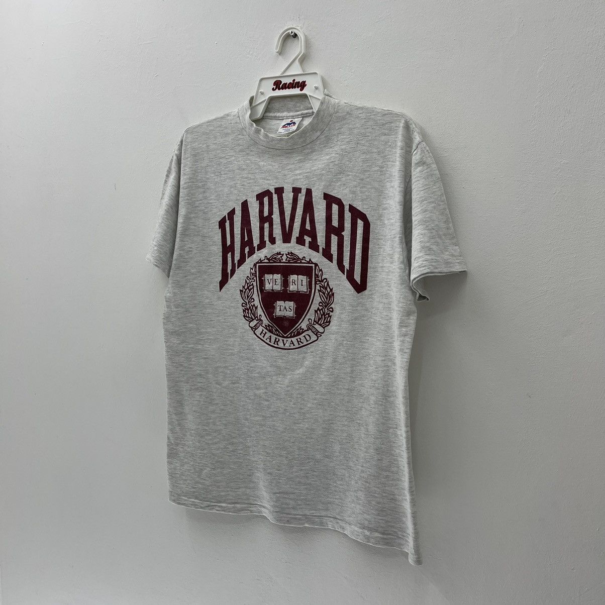 Vintage Vintage 90s Harvard T-Shirt Big Logo Size US L / EU 52-54 / 3 - 6 Thumbnail