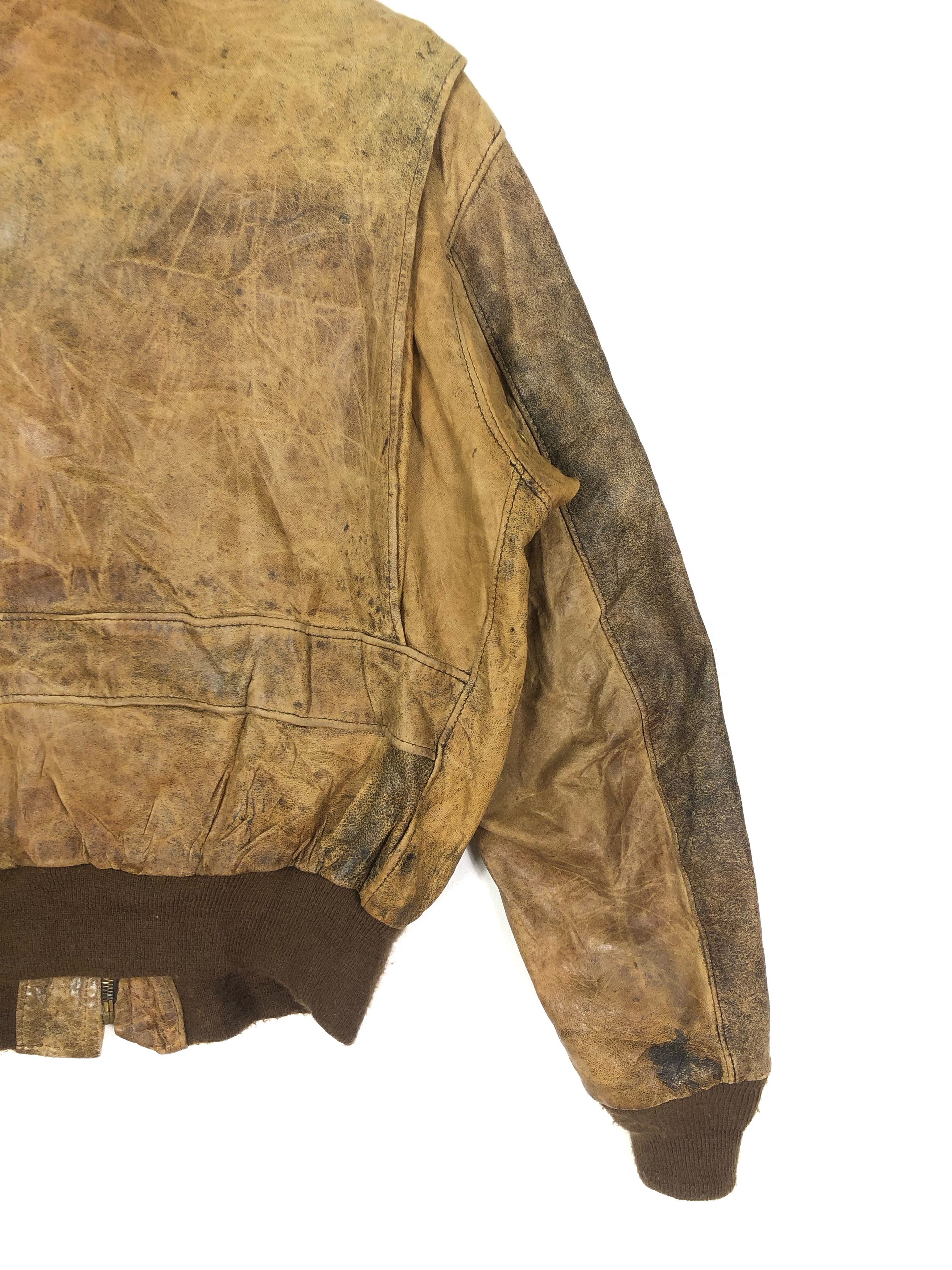Schott VINTAGE 90’S SCHOTT FLIGHT LEATHER JACKET IN SIZE 44 Size US L / EU 52-54 / 3 - 8 Thumbnail