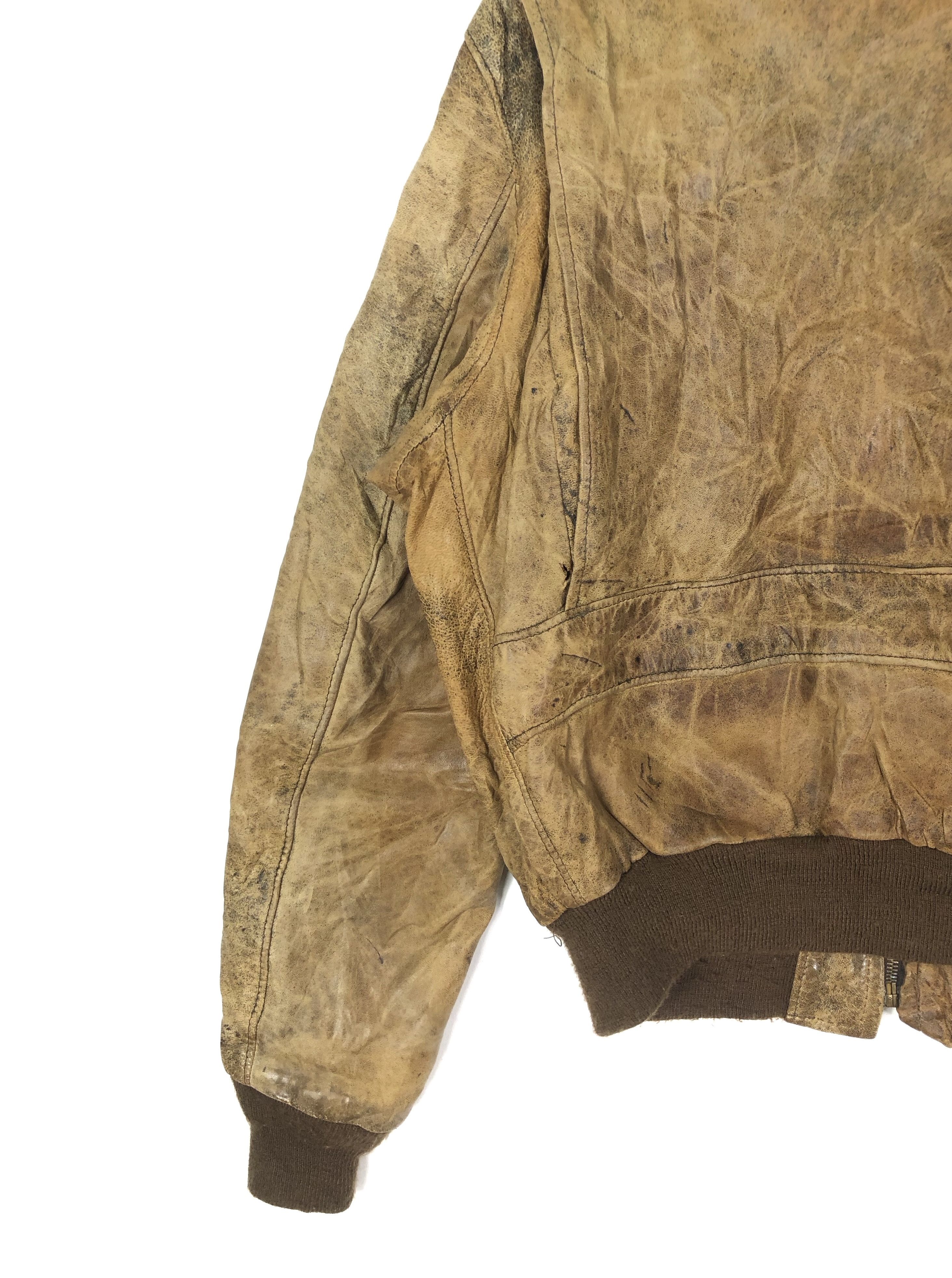 Schott VINTAGE 90’S SCHOTT FLIGHT LEATHER JACKET IN SIZE 44 Size US L / EU 52-54 / 3 - 9 Thumbnail