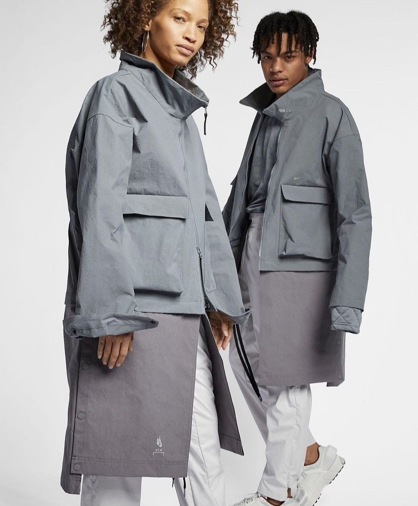 image of A Cold Wall x Nike Acw Jacket in Grey, Men's (Size Small)