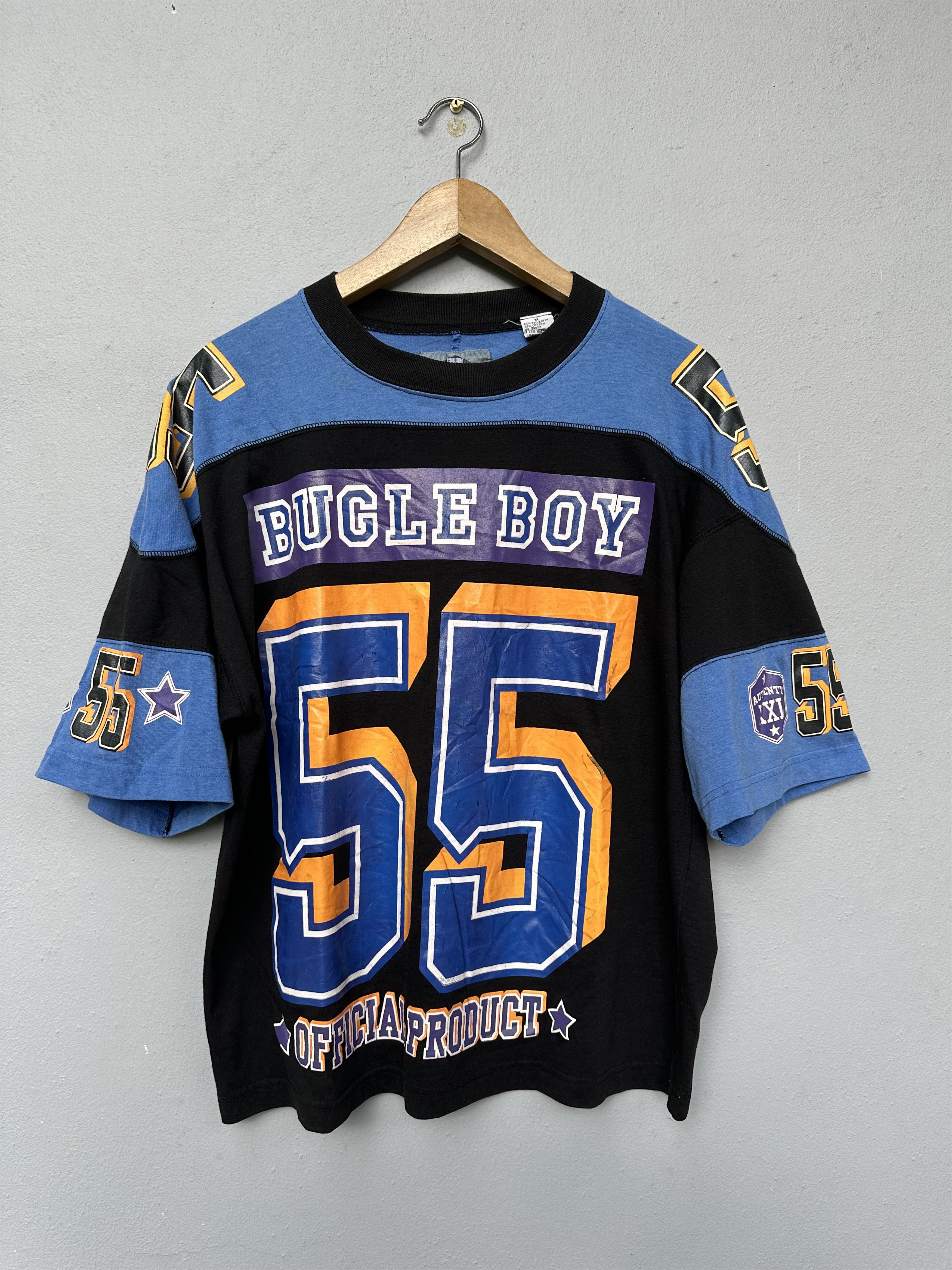 image of 90's Bugle Boy 55 Official Product Raglan Tee, Men's (Size Medium)