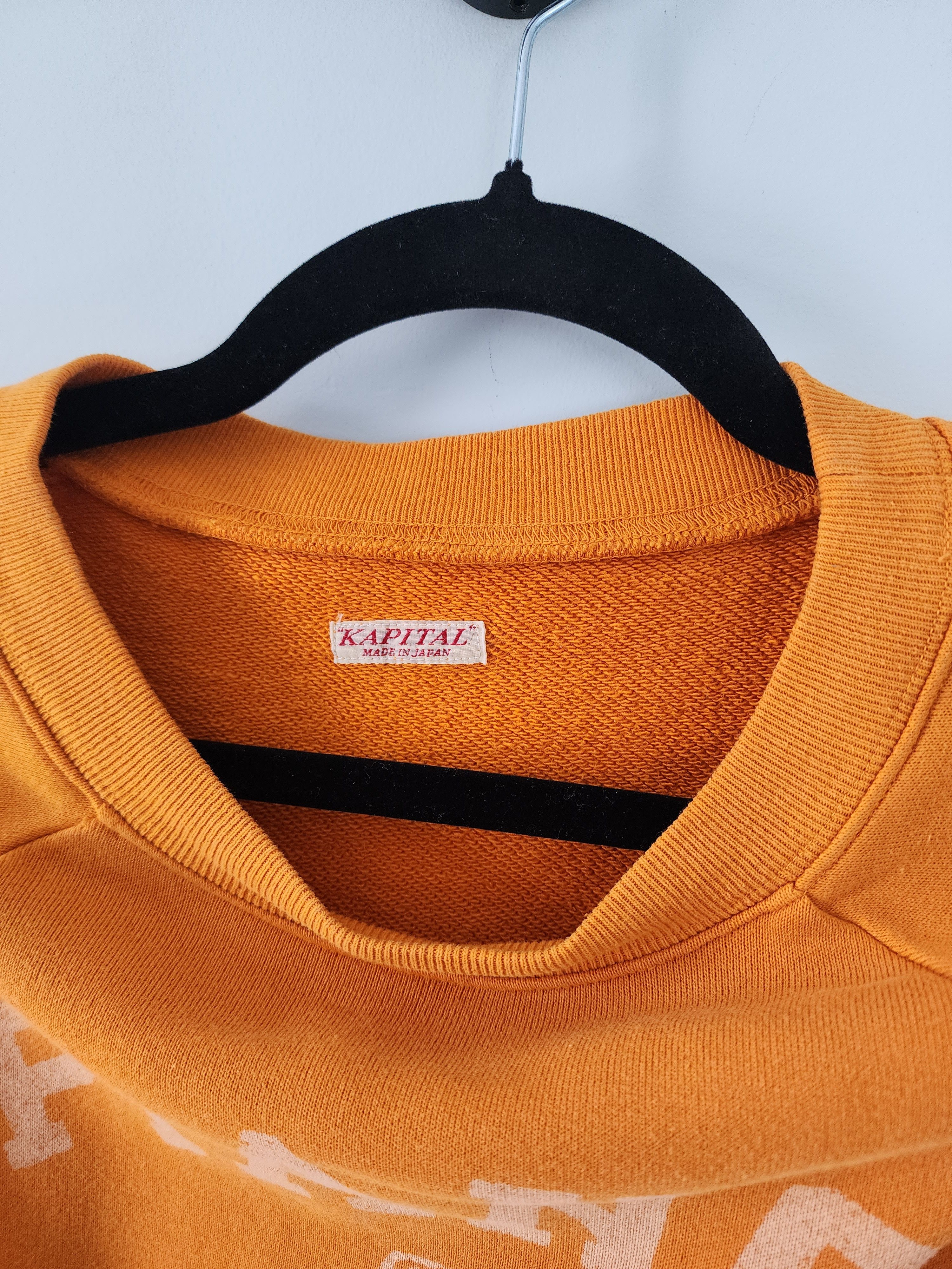 Designer × Kapital Kapital Piano College Orange Crewneck Size US XL / EU 56 / 4 - 6 Thumbnail