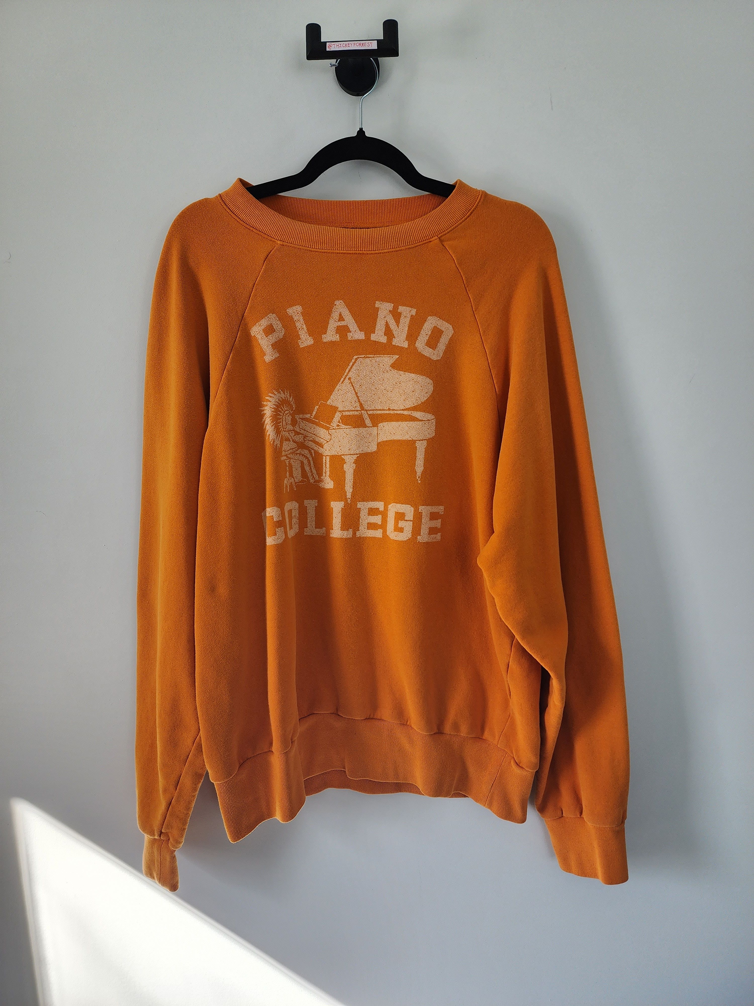 Designer × Kapital Kapital Piano College Orange Crewneck Size US XL / EU 56 / 4 - 4 Thumbnail