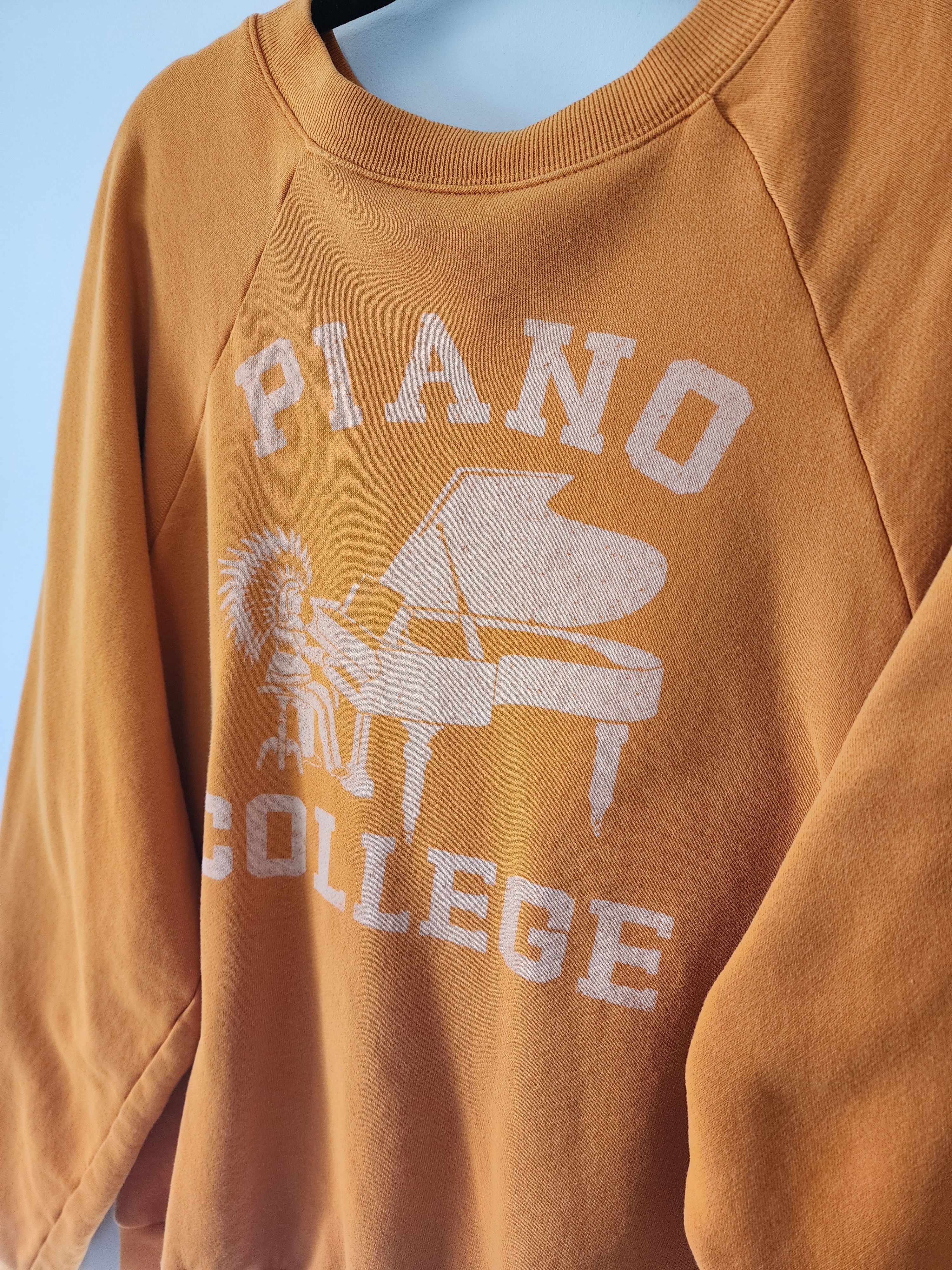 Designer × Kapital Kapital Piano College Orange Crewneck Size US XL / EU 56 / 4 - 7 Thumbnail